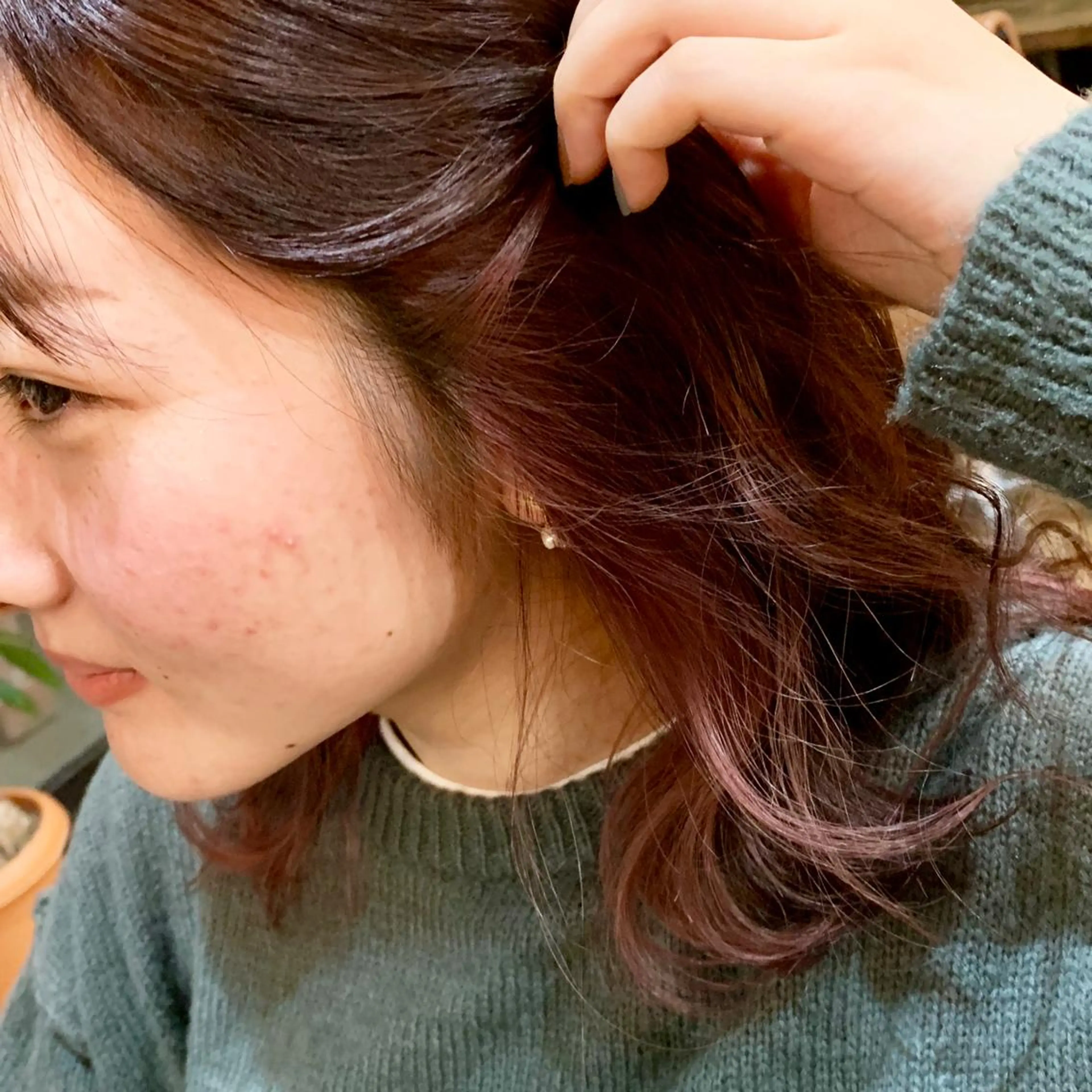 ミディアム カラー ヘアカラー SHIAN 八王子👼鬼塚さやかのヘアスタイル