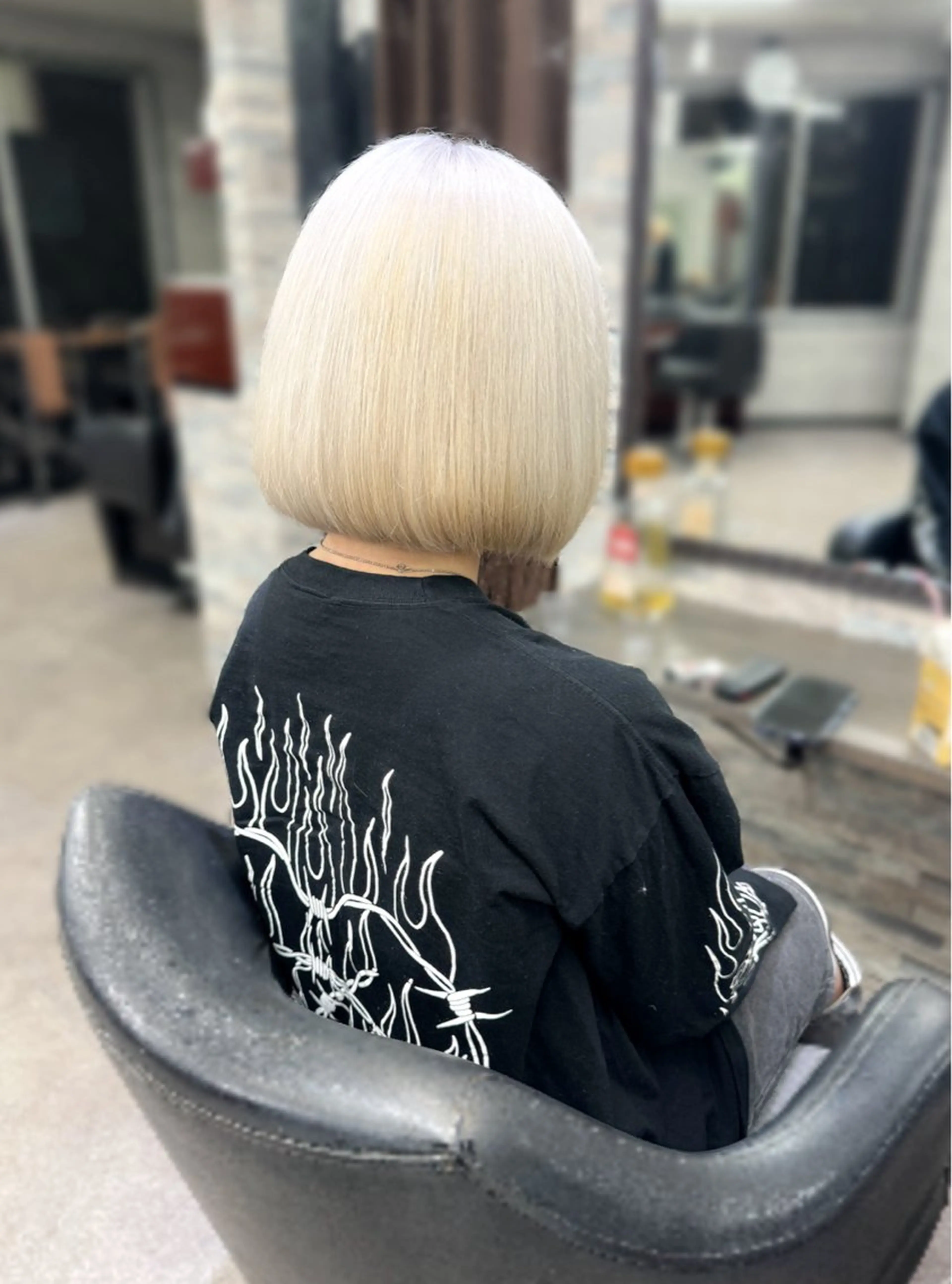 ミディアム カラー ブリーチエクステ 🎩カズキ🎩のヘアスタイル
