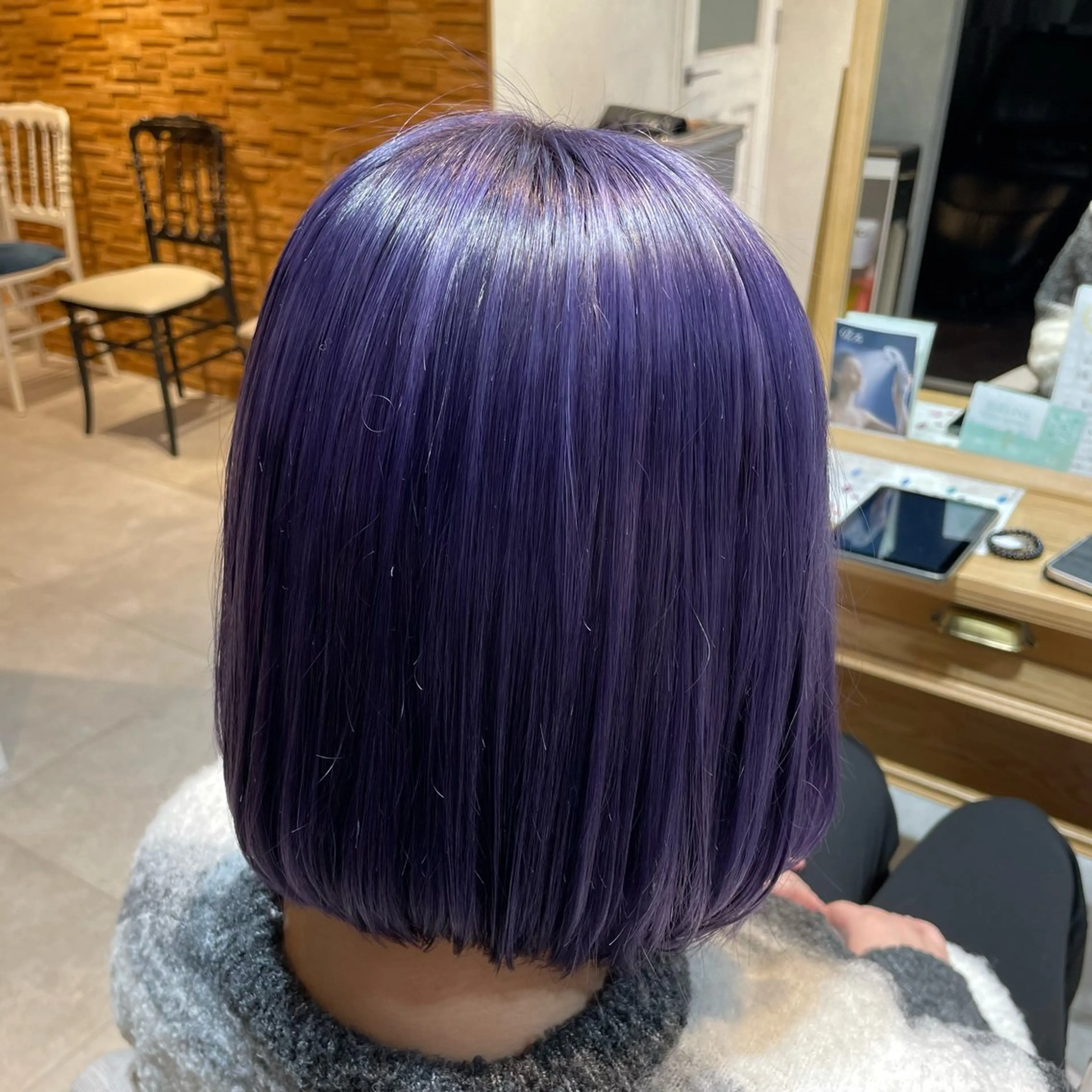 カラー ヘアカラー 佐々木 悠莉のヘアスタイル