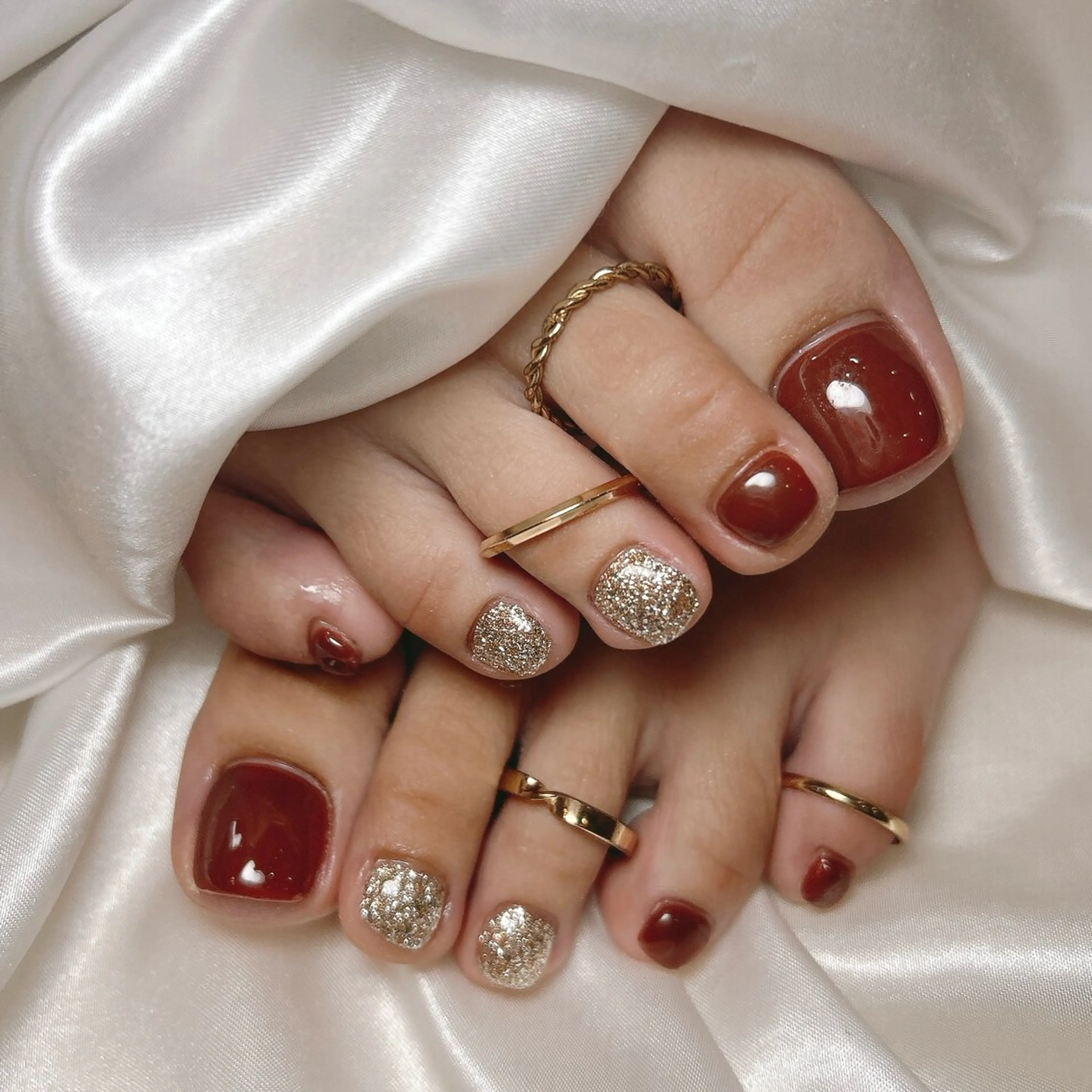 【foot🐾ワンカラー】オシャレは足元から✨オフ込みの写真