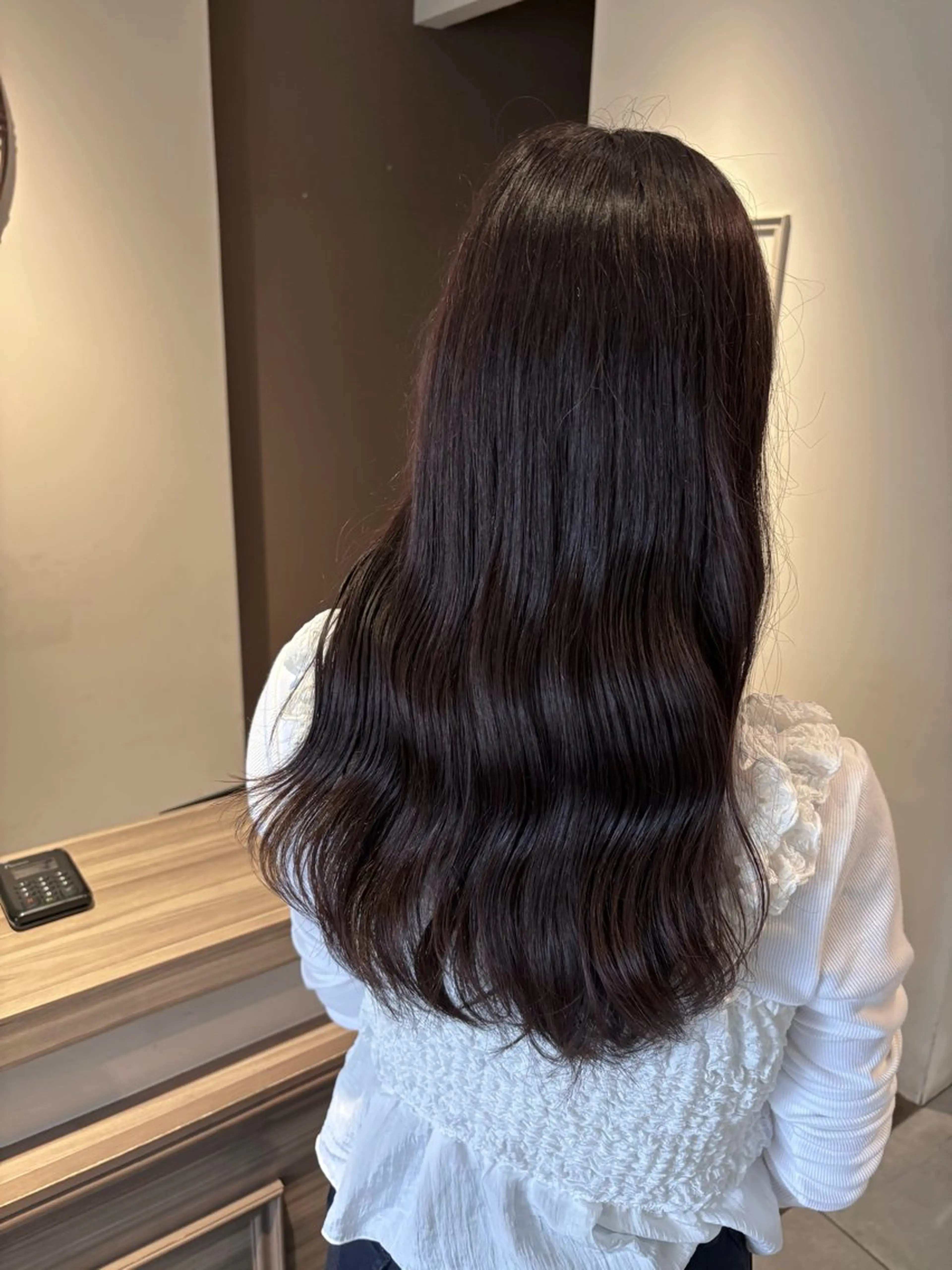 ロング ヘアカラー 𝗄𝖺𝗇𝗈 / 王道モテヘア🖤のヘアスタイル