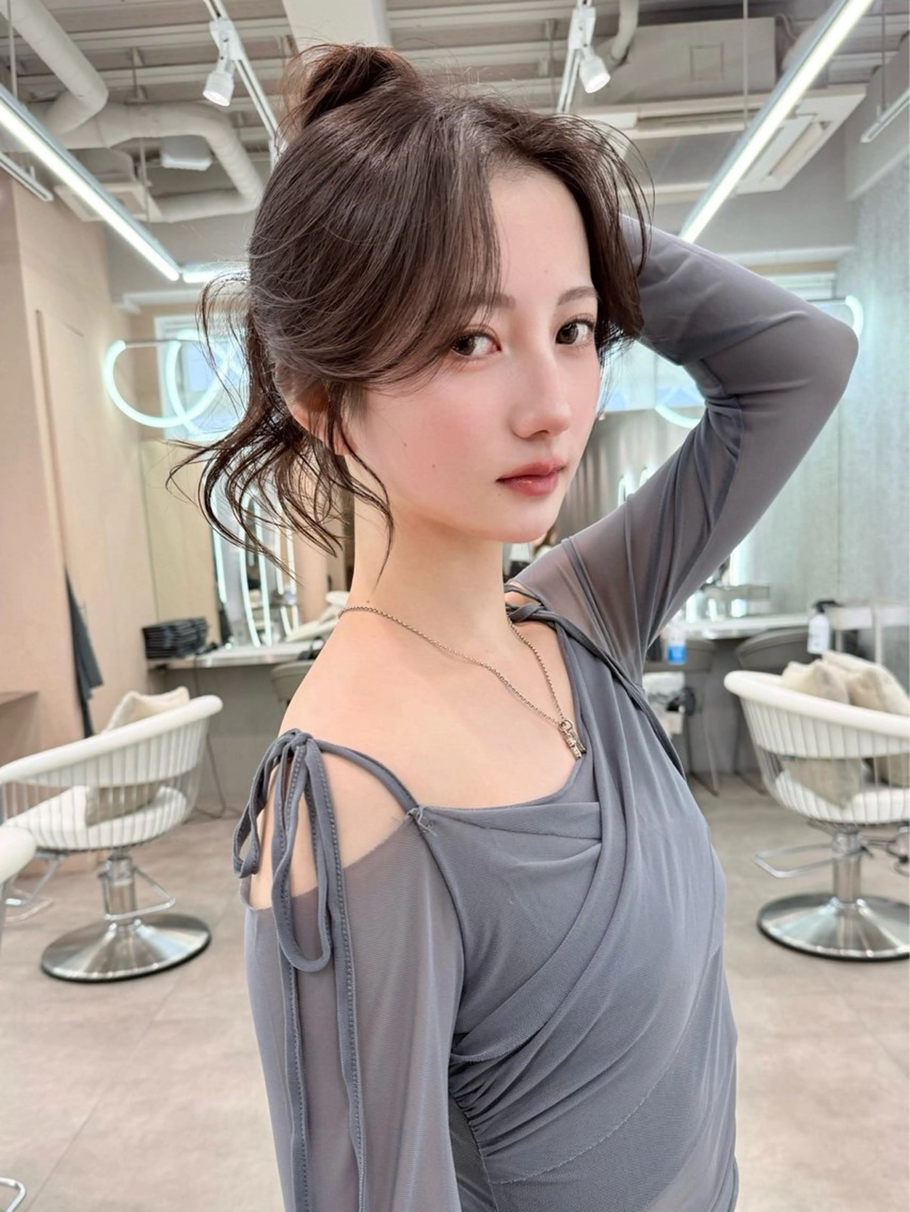 ロング カット 大宮🤍髪質改善 韓国ヘア🪽なるのヘアスタイル