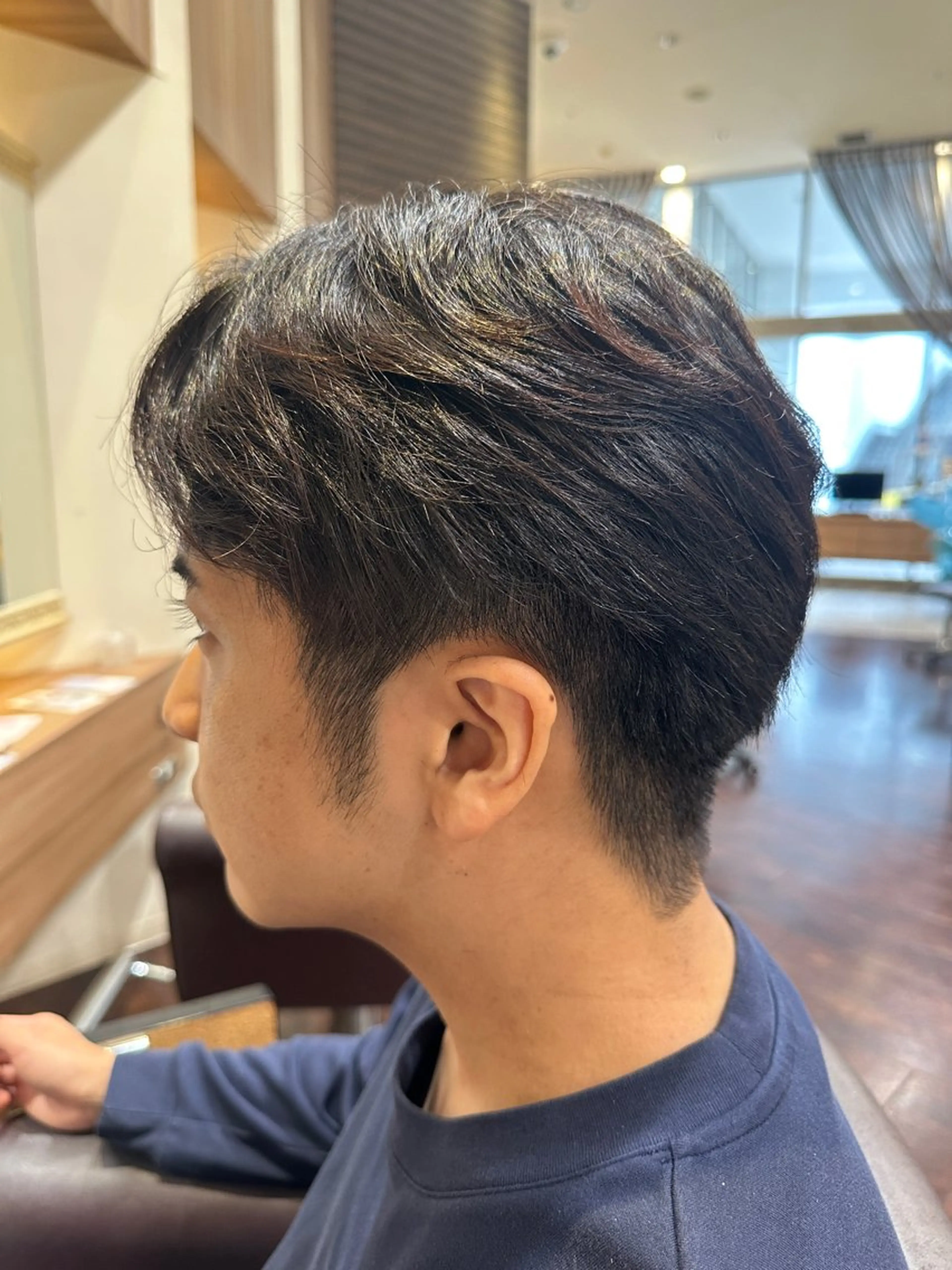 メンズ シャドウパーマ 安藝颯/メンズカットのヘアスタイル