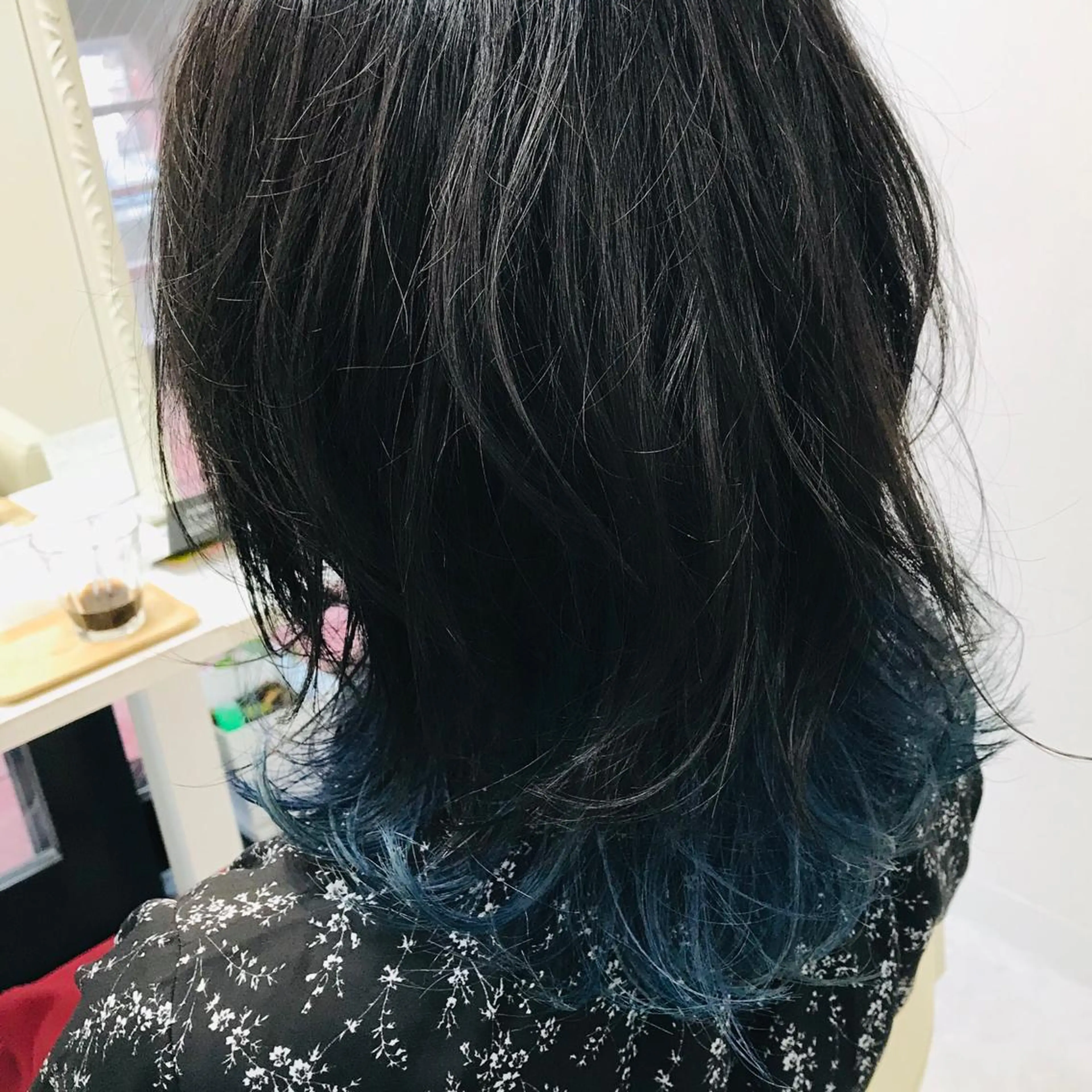 ミディアム カラー インナーカラー ヘアカラー ママ美容師 ＊ヒマワリのヘアスタイル