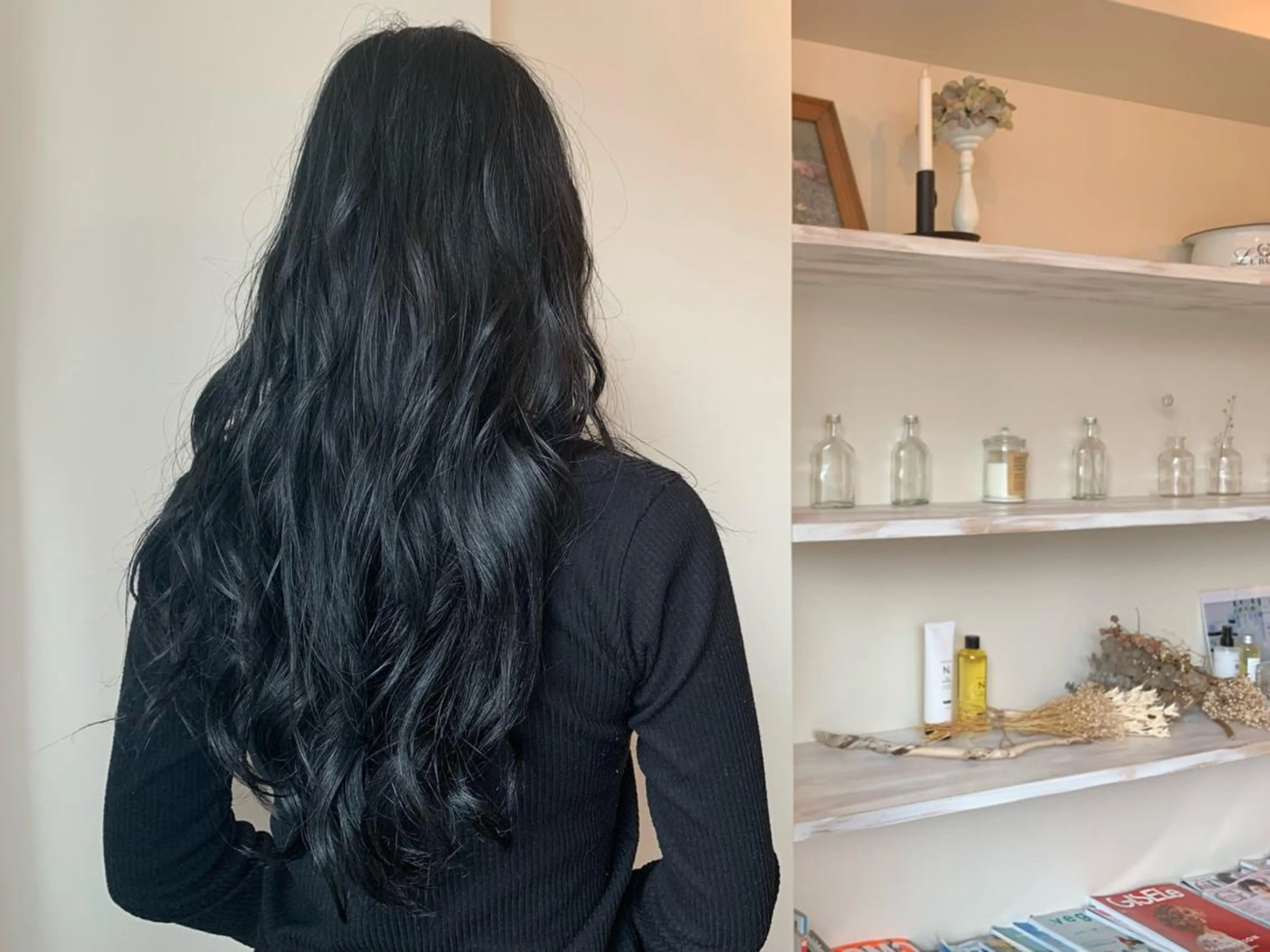 ロング カラー アッシュ ダークアッシュ ボブウルフ／ボブ Satsuki【名駅のヘアスタイル