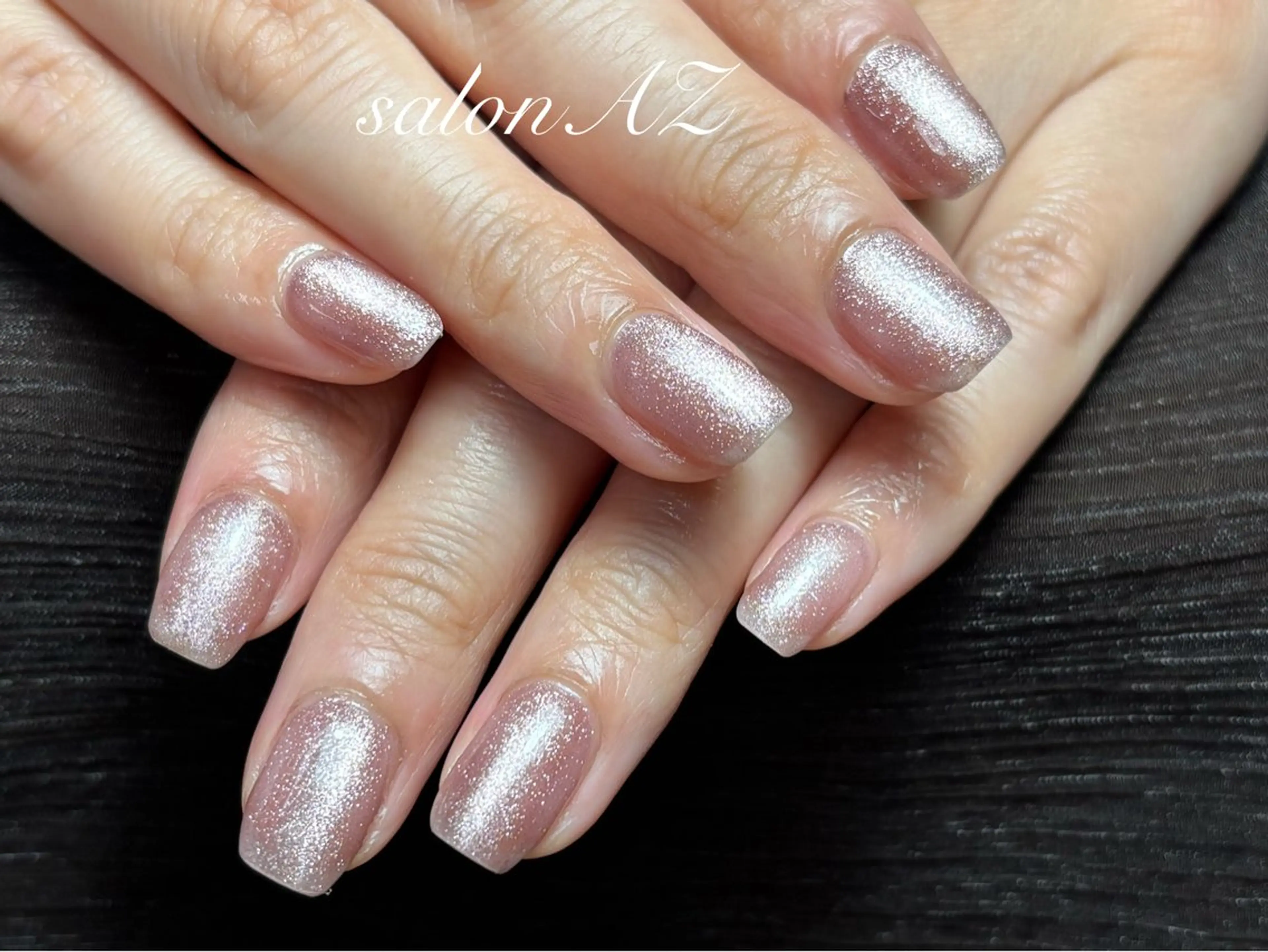 ネイル アートネイル 長さ出し フットネイル フレンチネイル ジェルネイル Salon AZ所属・salon AZ jr.ネイリストのネイルデザイン