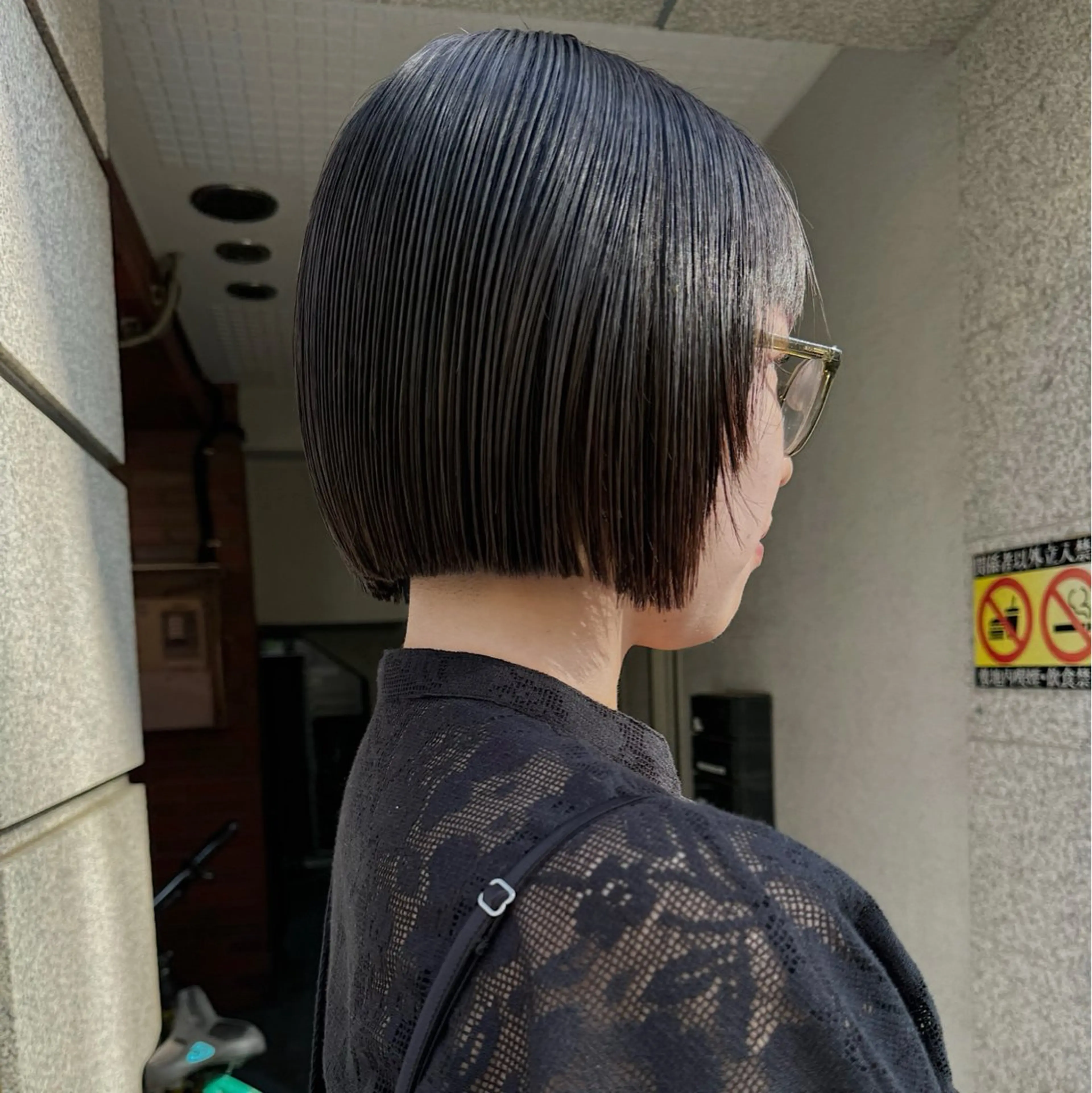 ショート ヘアアレンジ 縮毛矯正 🌐サトウ リョウ🌐のヘアスタイル