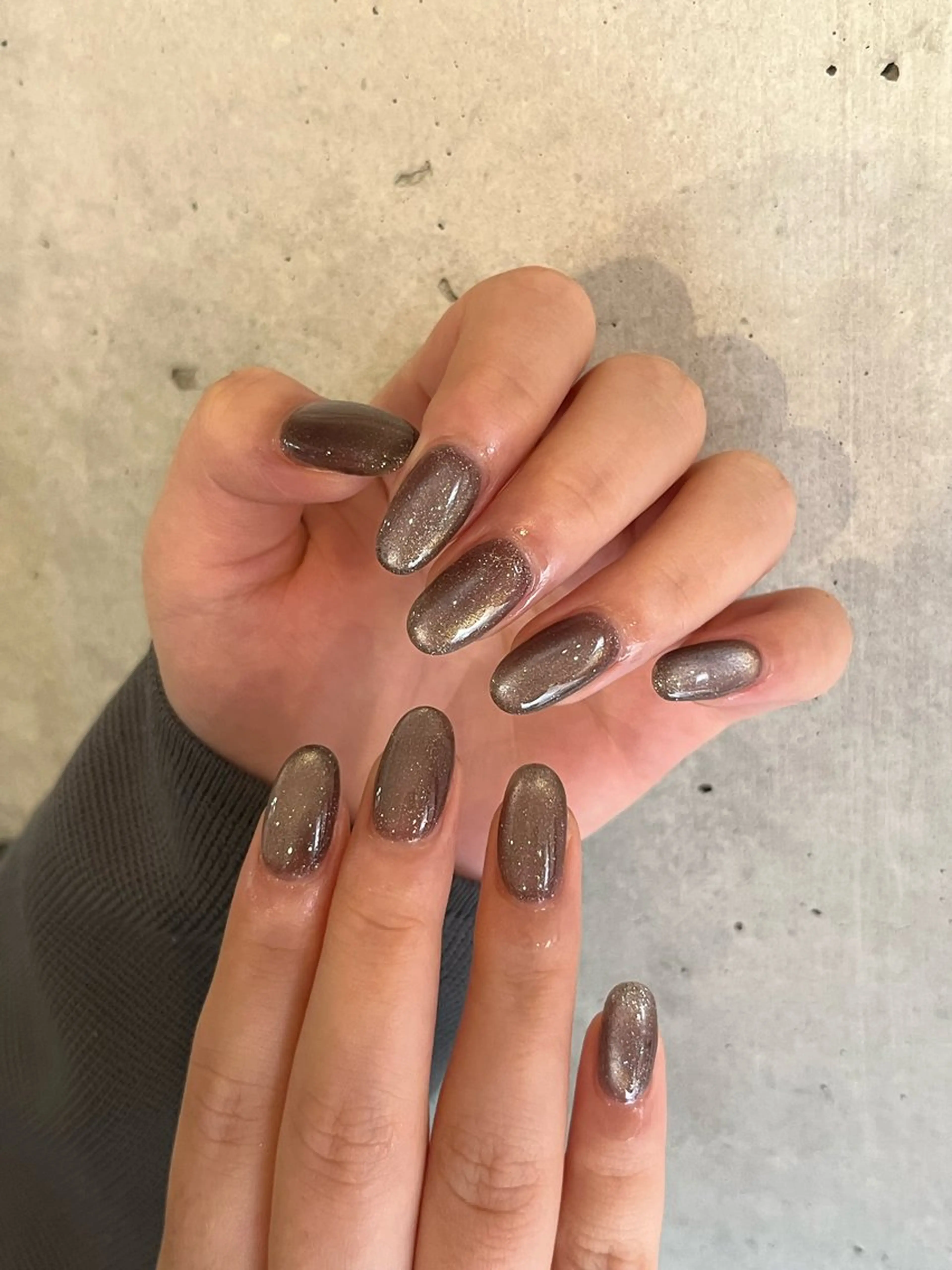 ネイル フラッシュネイル キラキラネイル ラメ(グリッター) マグネットネイル ハンドネイル mitsuki / Manonのネイルデザイン