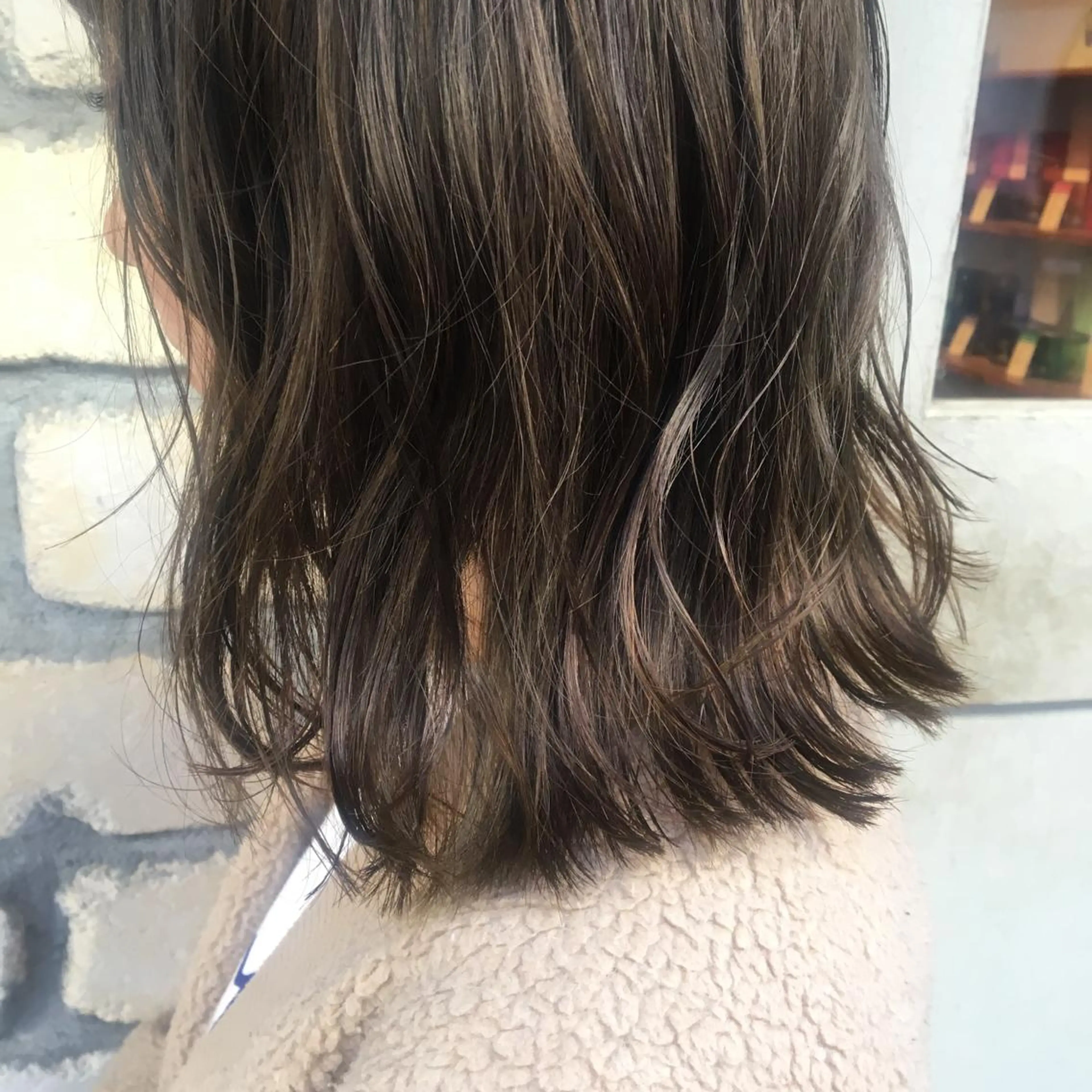 ミディアム カラー アッシュ オリーブアッシュ emme MIHO♡のヘアスタイル