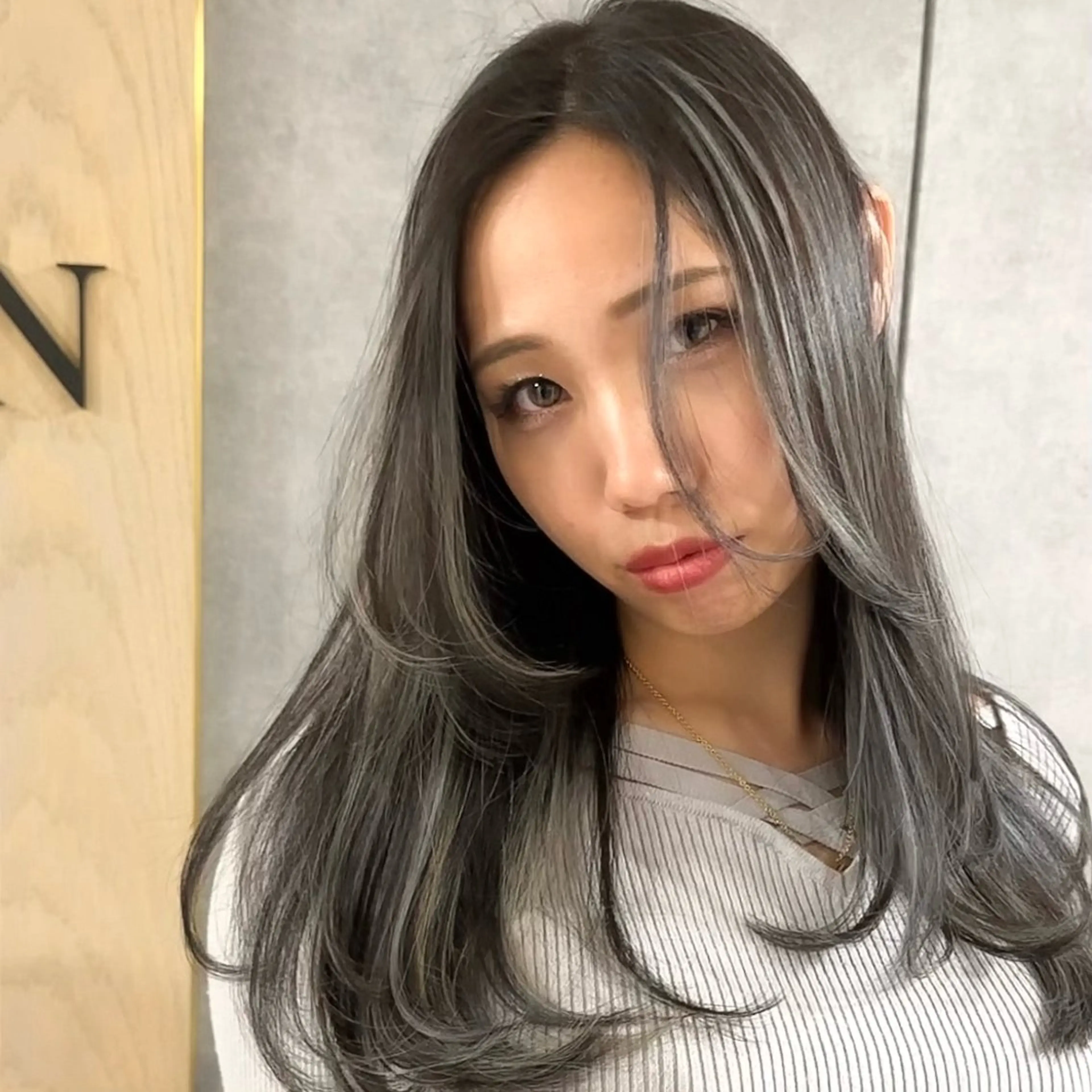 ロング カラー ハイライトカラー ハイライト カット ヘアカラー ショートオタク ❣️Genkiのヘアスタイル