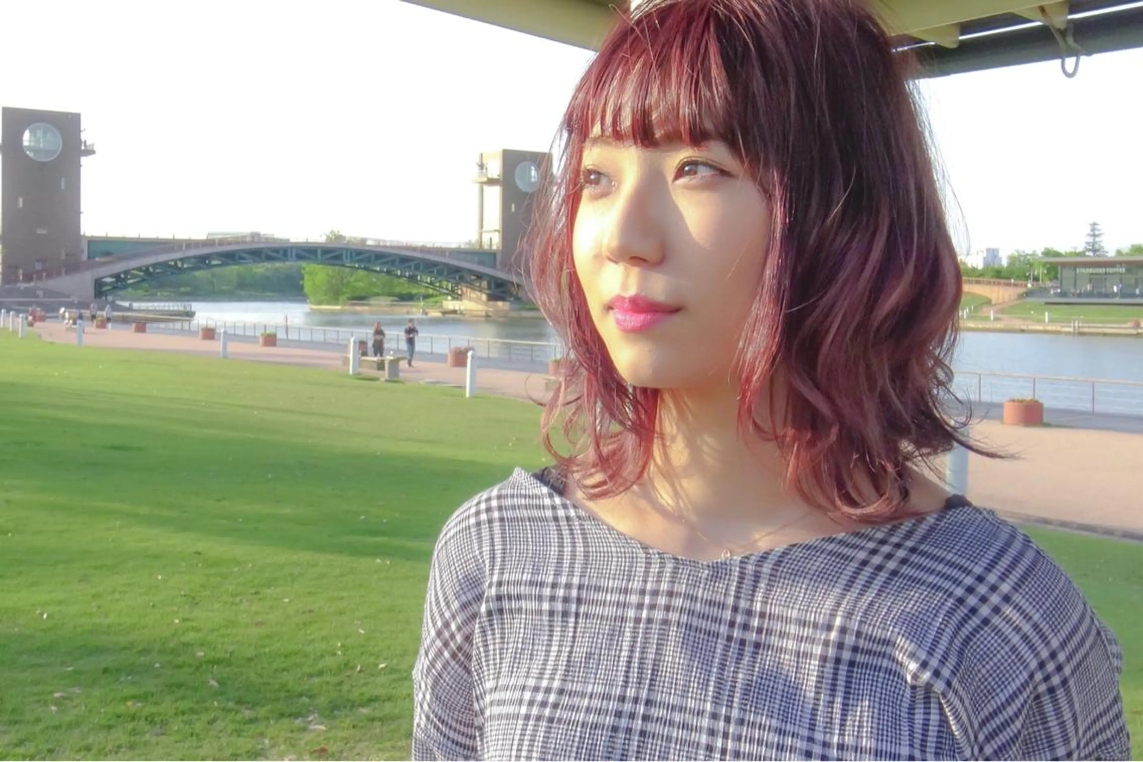 ミディアム カット ヘアカラー Claire 【クレール】所属・中野 幹也のヘアスタイル