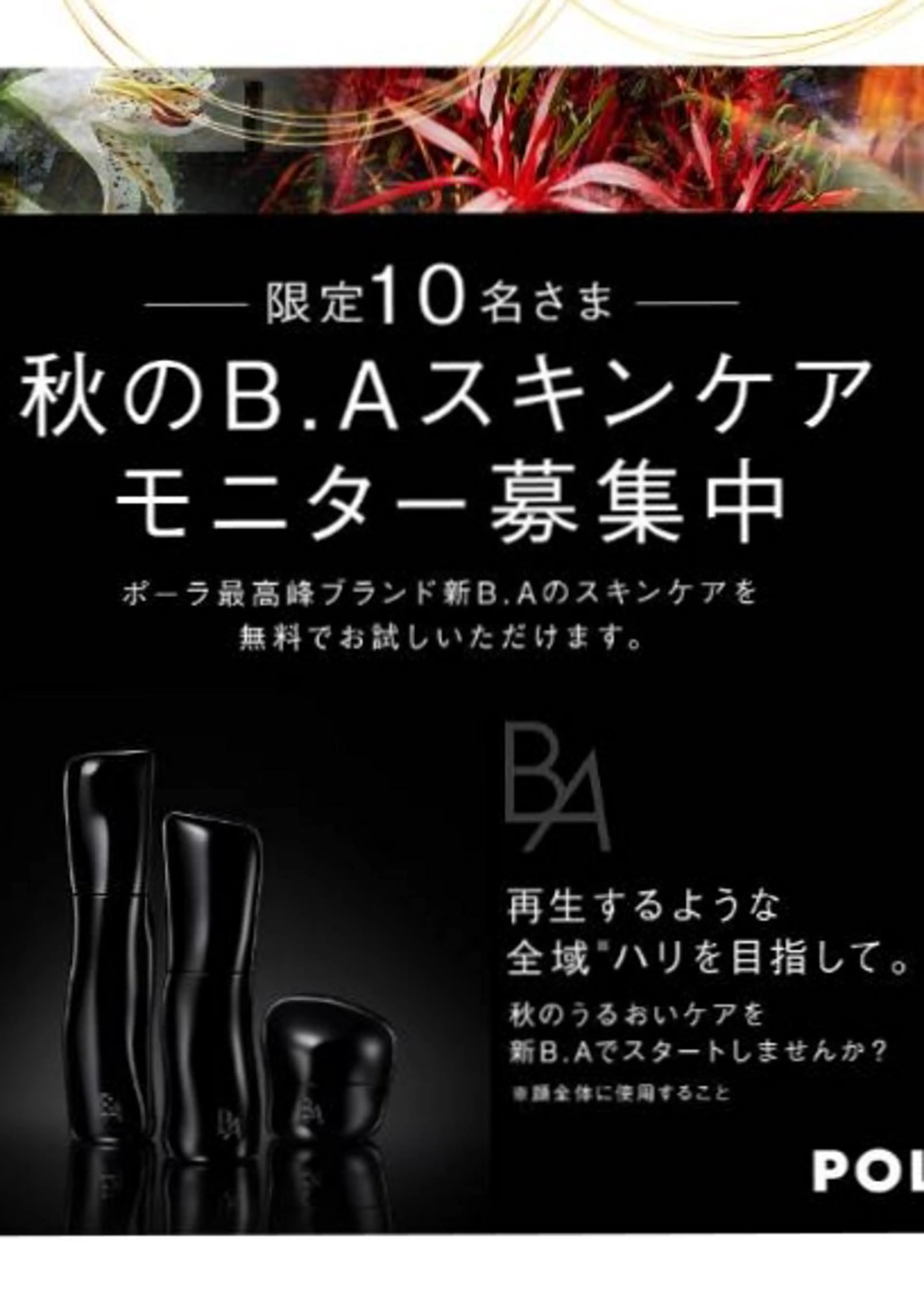 肌分析+BAローションミルク3日間体感モニターの写真