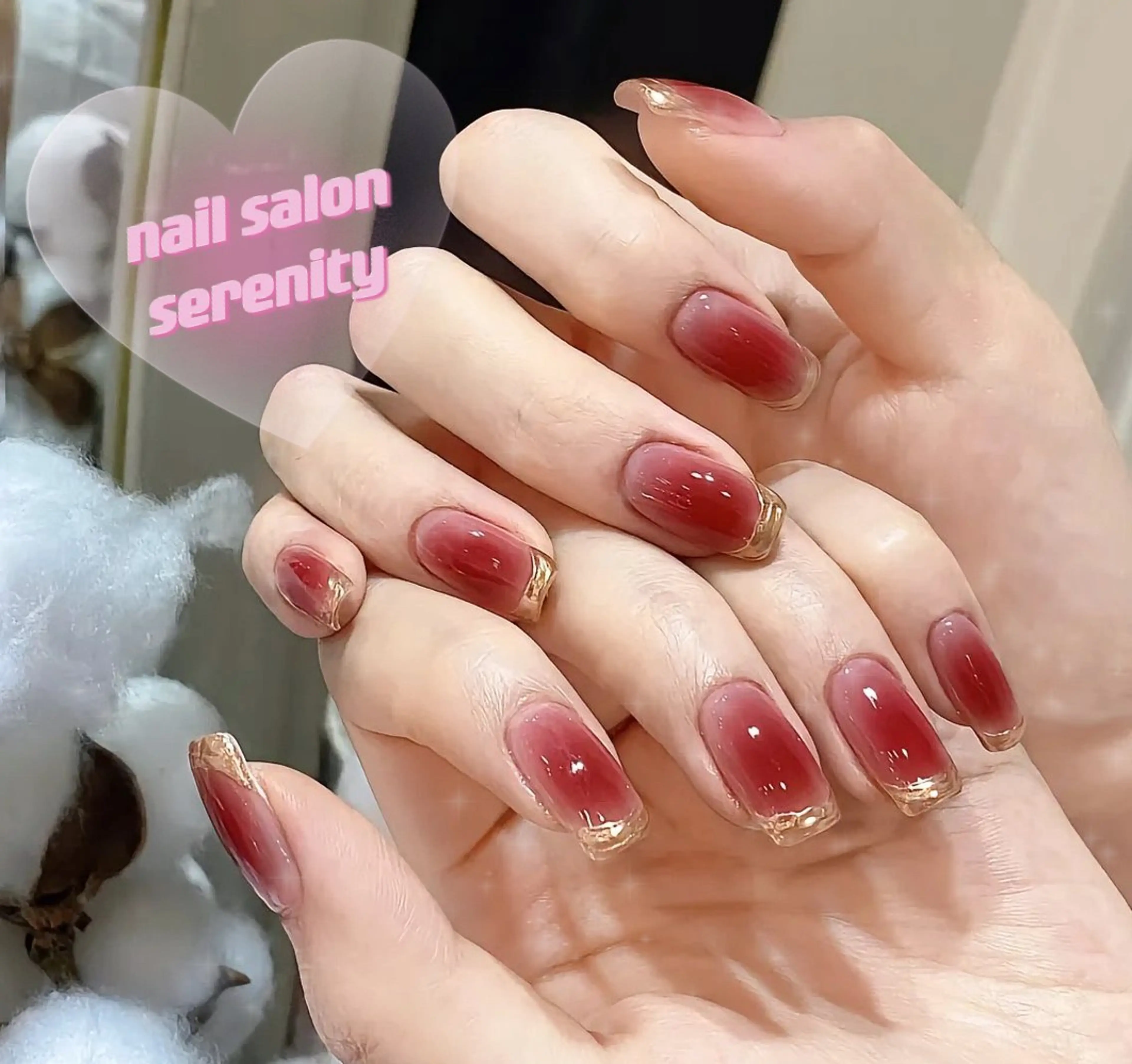 ネイル ハンドネイル ハンドケア ✨Serenity ワンホンネイルのネイルデザイン