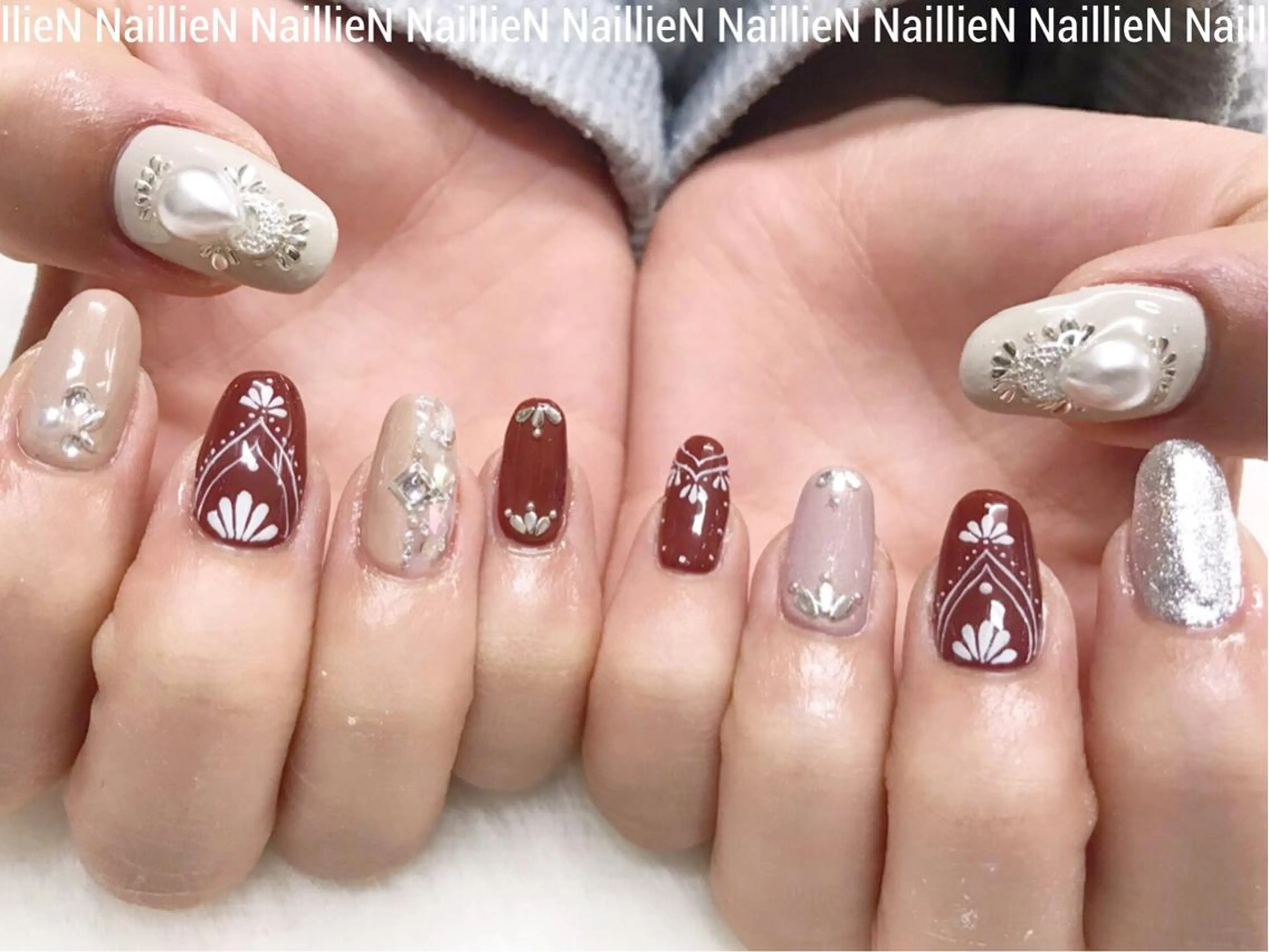 ネイル アートネイル 持ち込み Nail lieNのネイルデザイン