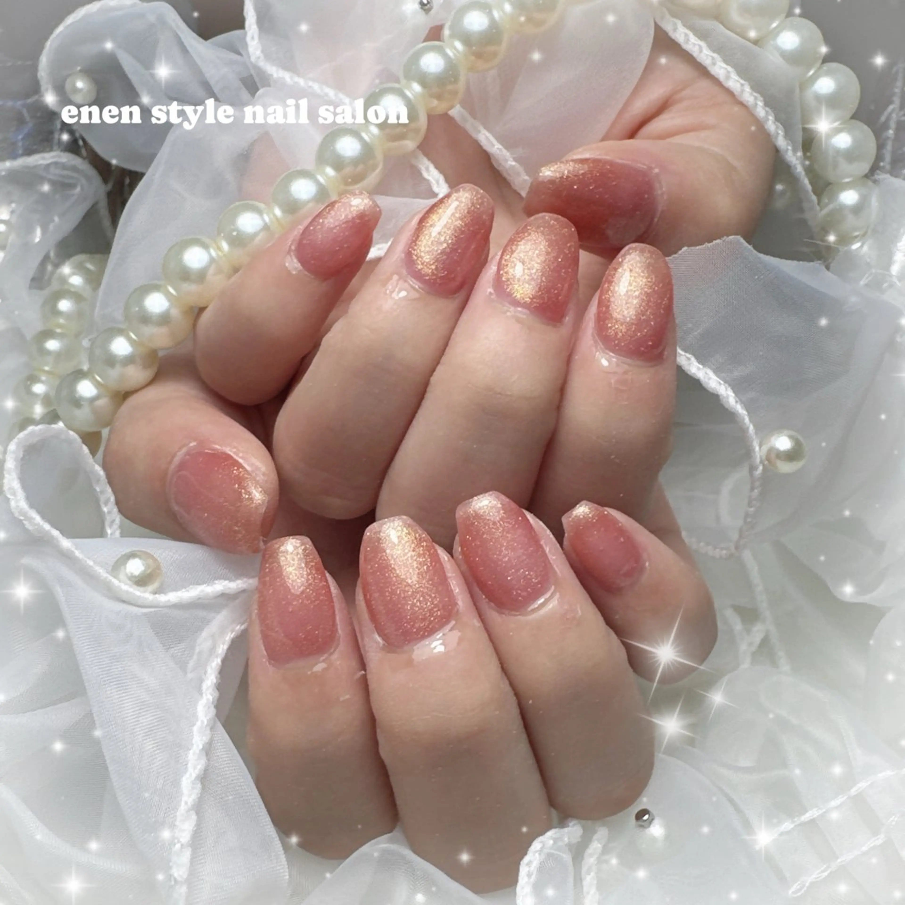 ネイル キラキラネイル enenstyle Porcelarts & Nail Salon所属・enenstyle あやの💌のネイルデザイン