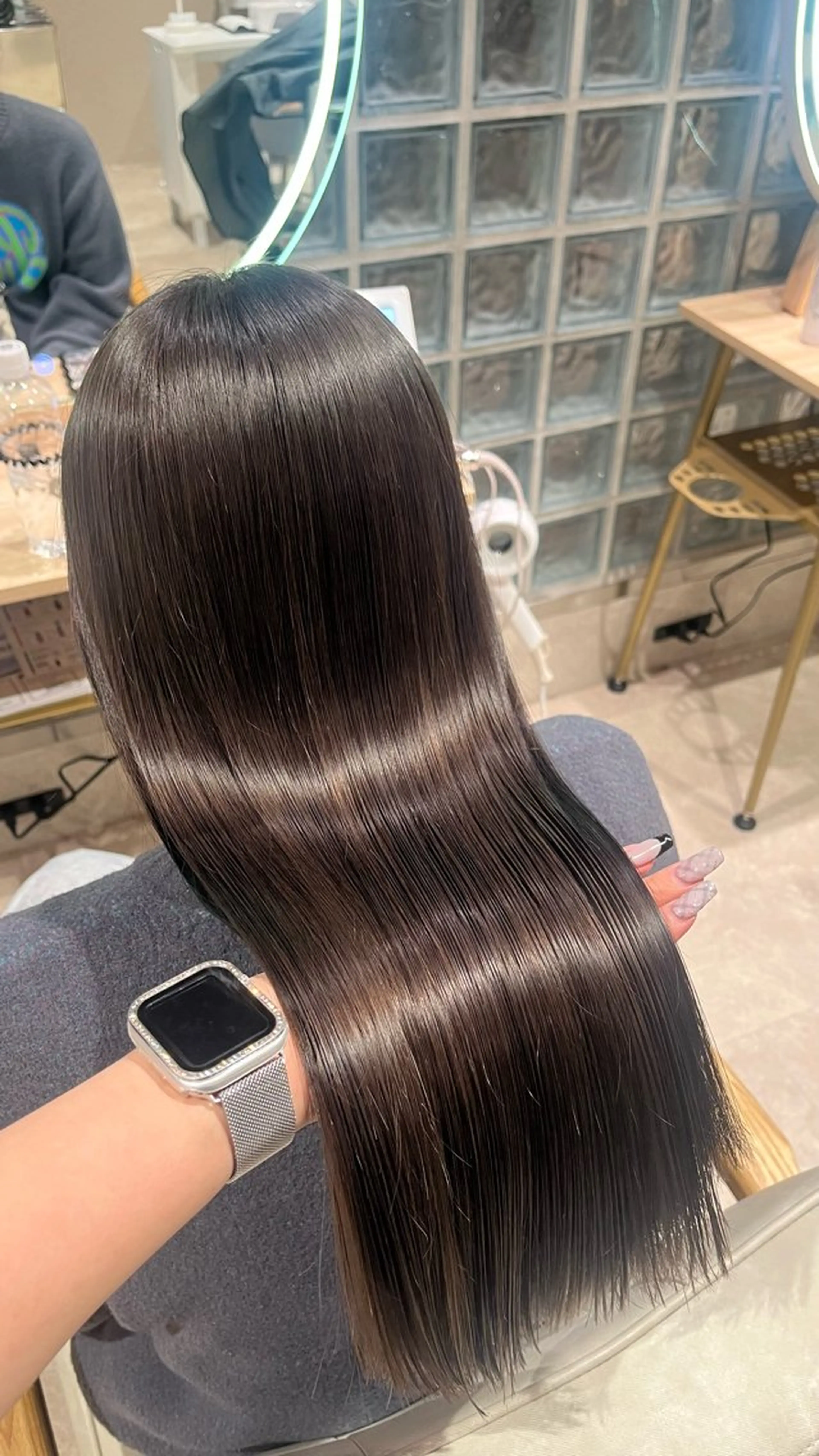 ロング カラー ヘアカラー トリートメント 🎀暖色カラー/ ハナ🎀のヘアスタイル