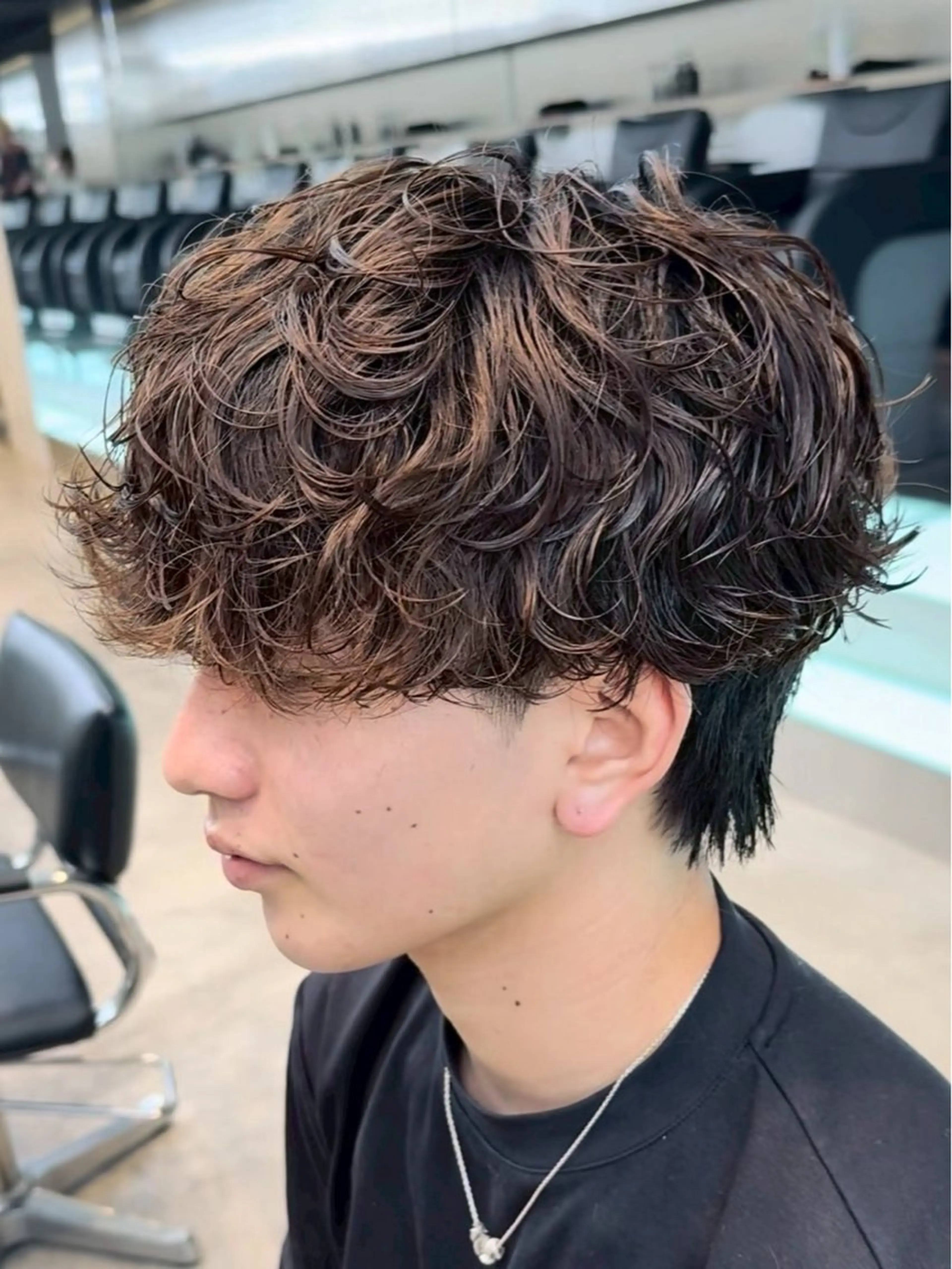 ショート パーマ メンズ メンズパーマ カット パーマ メンズ特化型美容師 sakuraのヘアスタイル