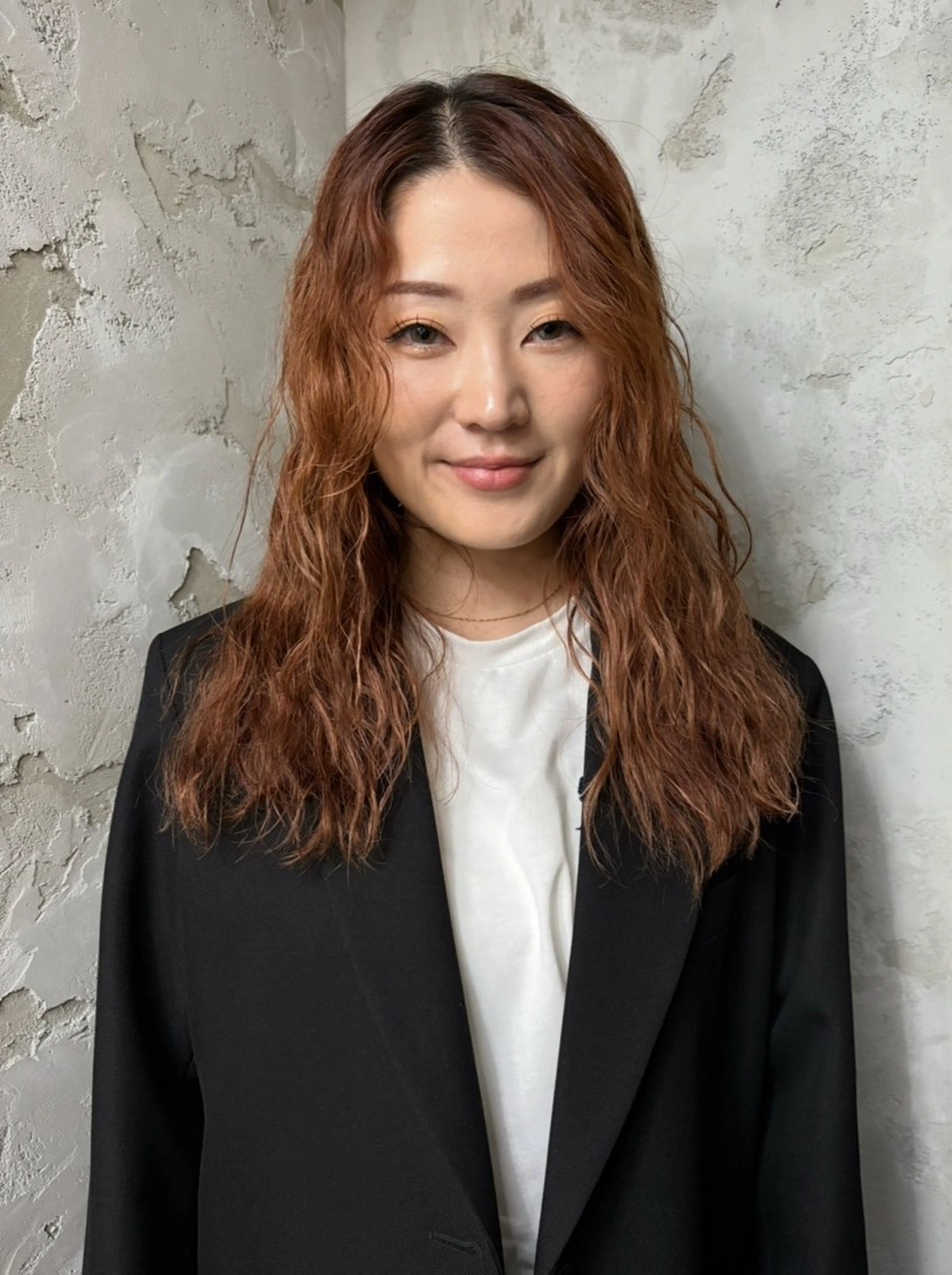 セミロング セミロングパーマ Iwama momokaのヘアスタイル
