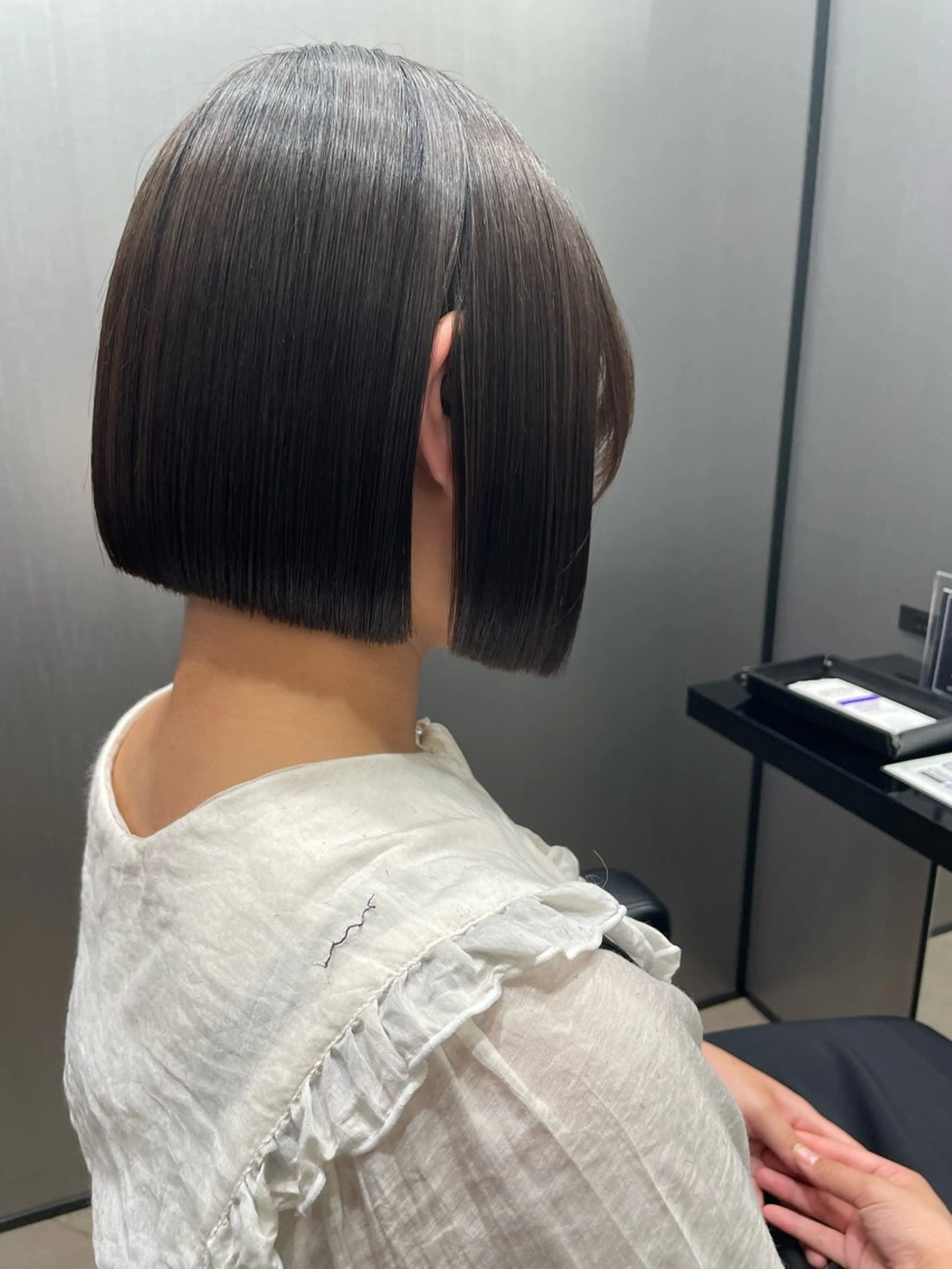 ショート ボブ HARUKI MINATO JAPAN所属・秋山 輝星のヘアスタイル