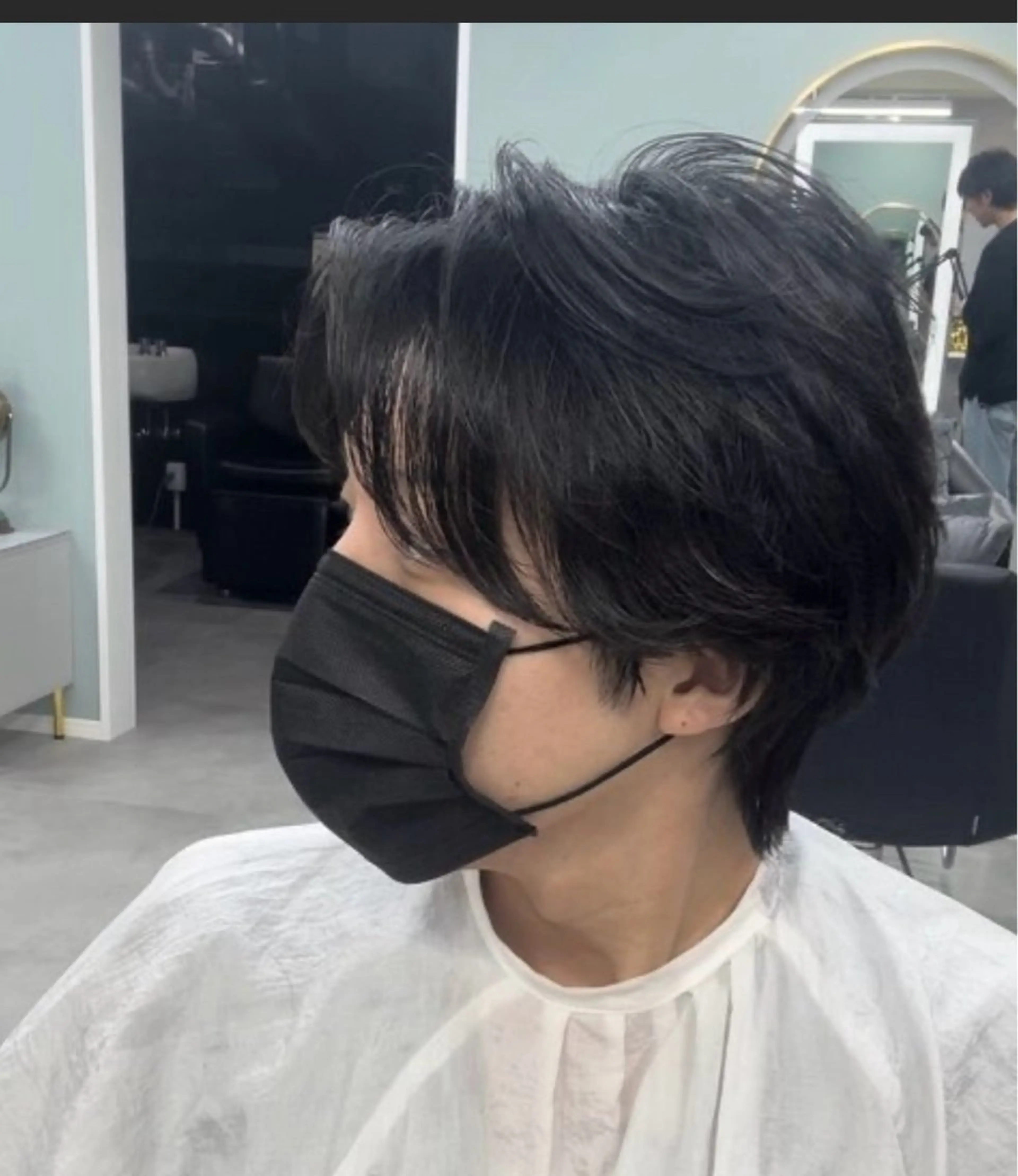 ショート くせ毛 縮毛矯正 カット 縮毛矯正 デザインカラー🌈 NAOTOのヘアスタイル