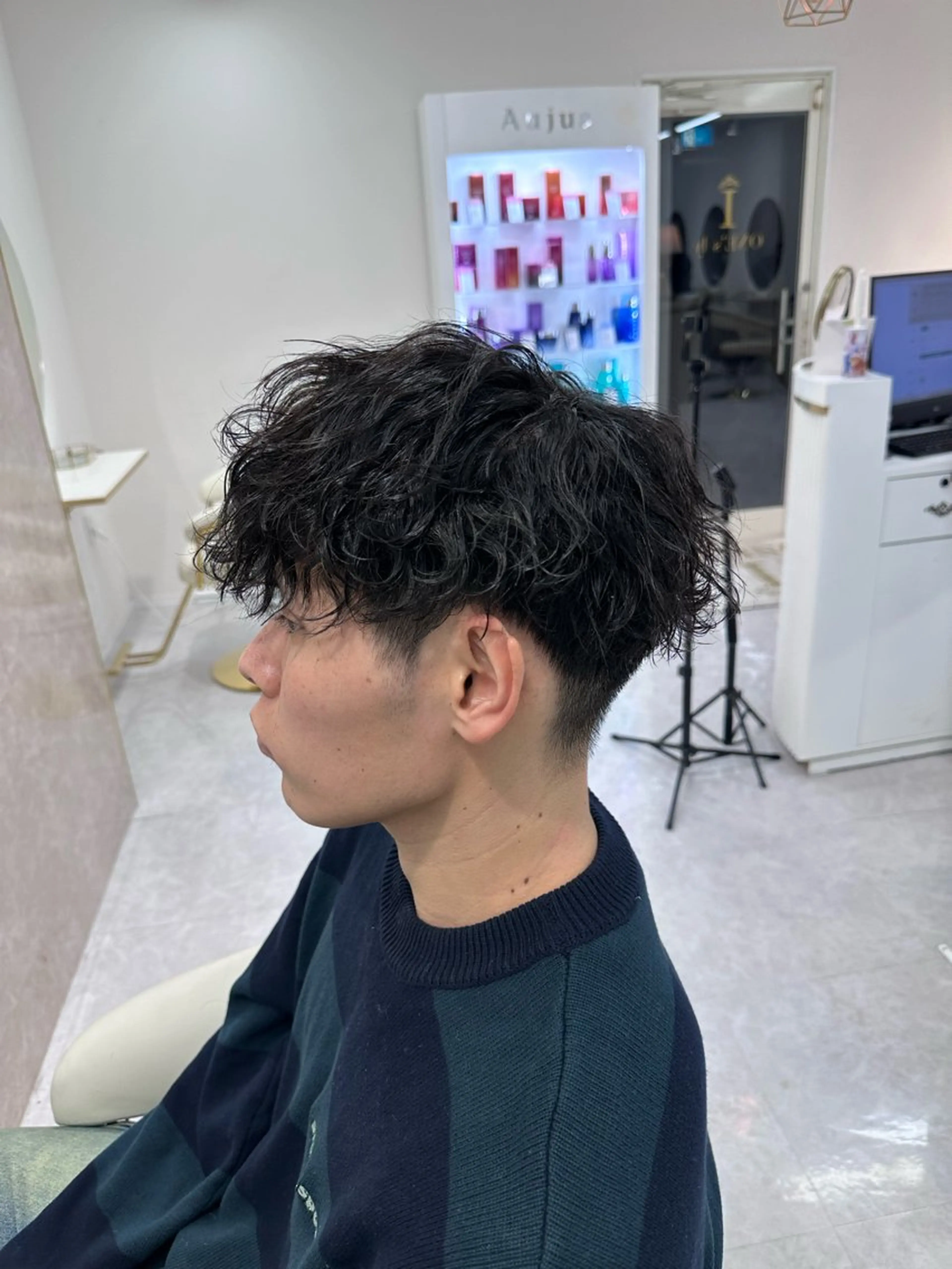 パーマ メンズ 艶髪カラー RIKU🎈のヘアスタイル