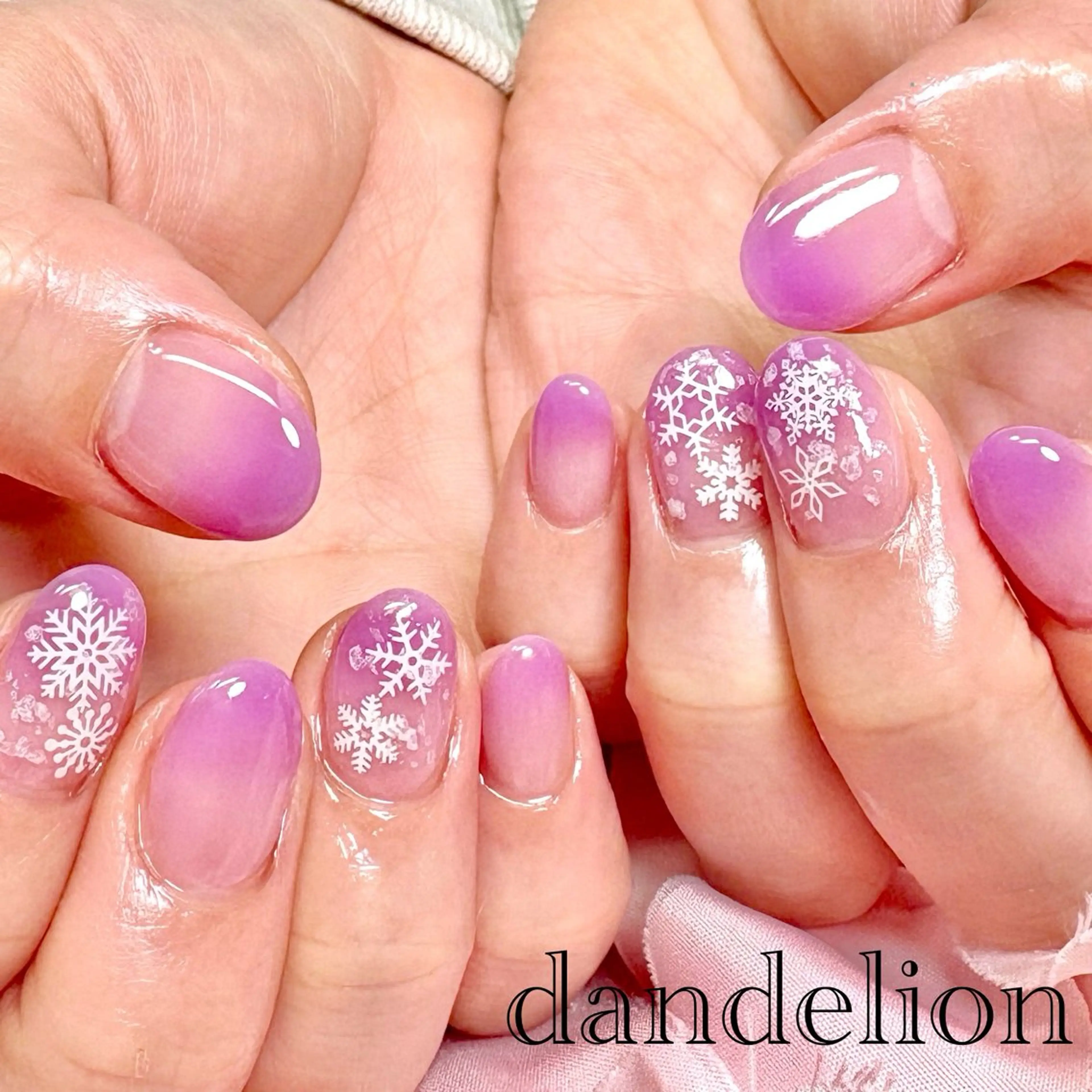 ネイル ハンドネイル ハンドケア dandelion ダンデライオンのネイルデザイン