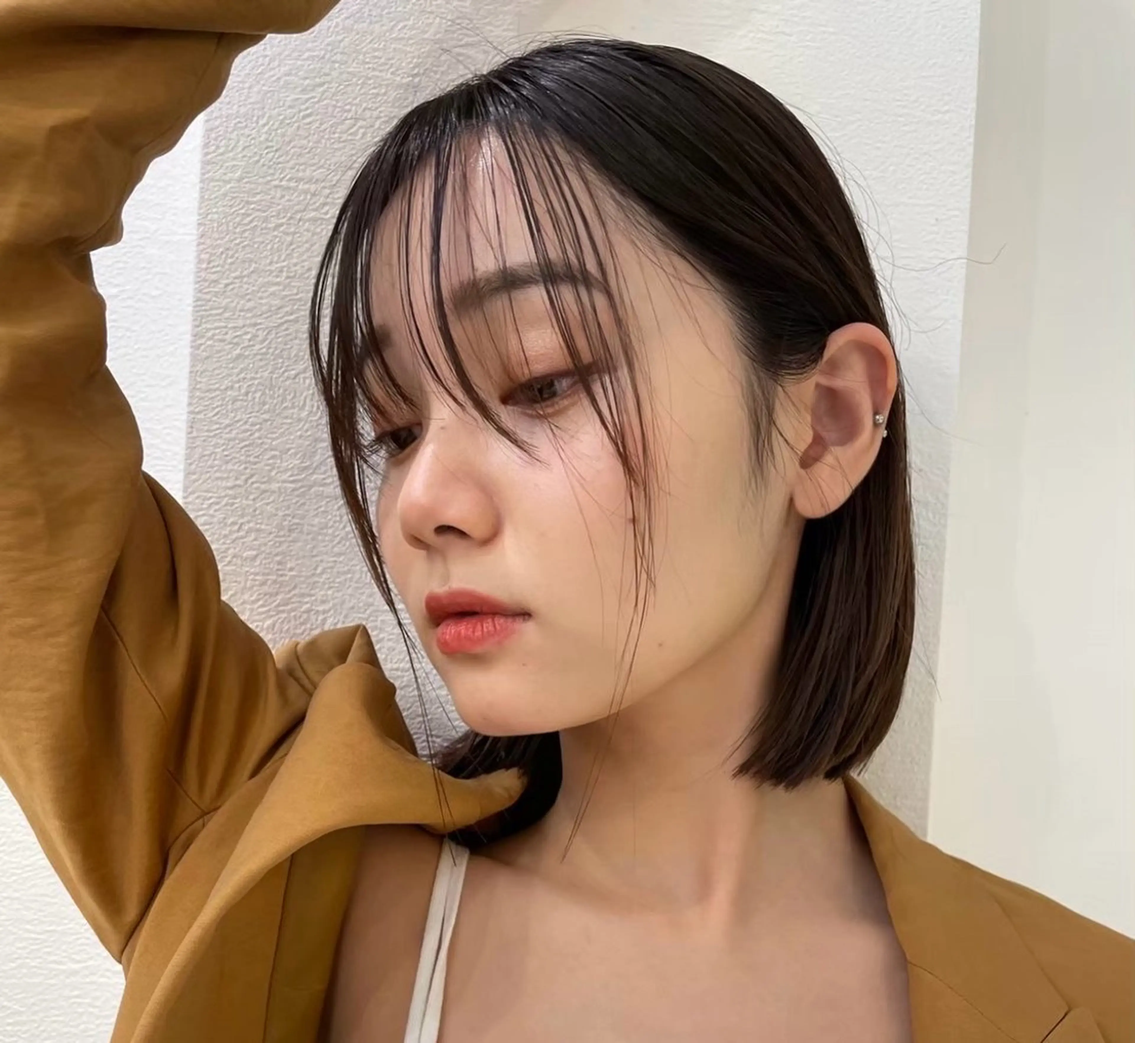 ショート ボブ/顔周りレイヤー /遼祐💫のヘアスタイル