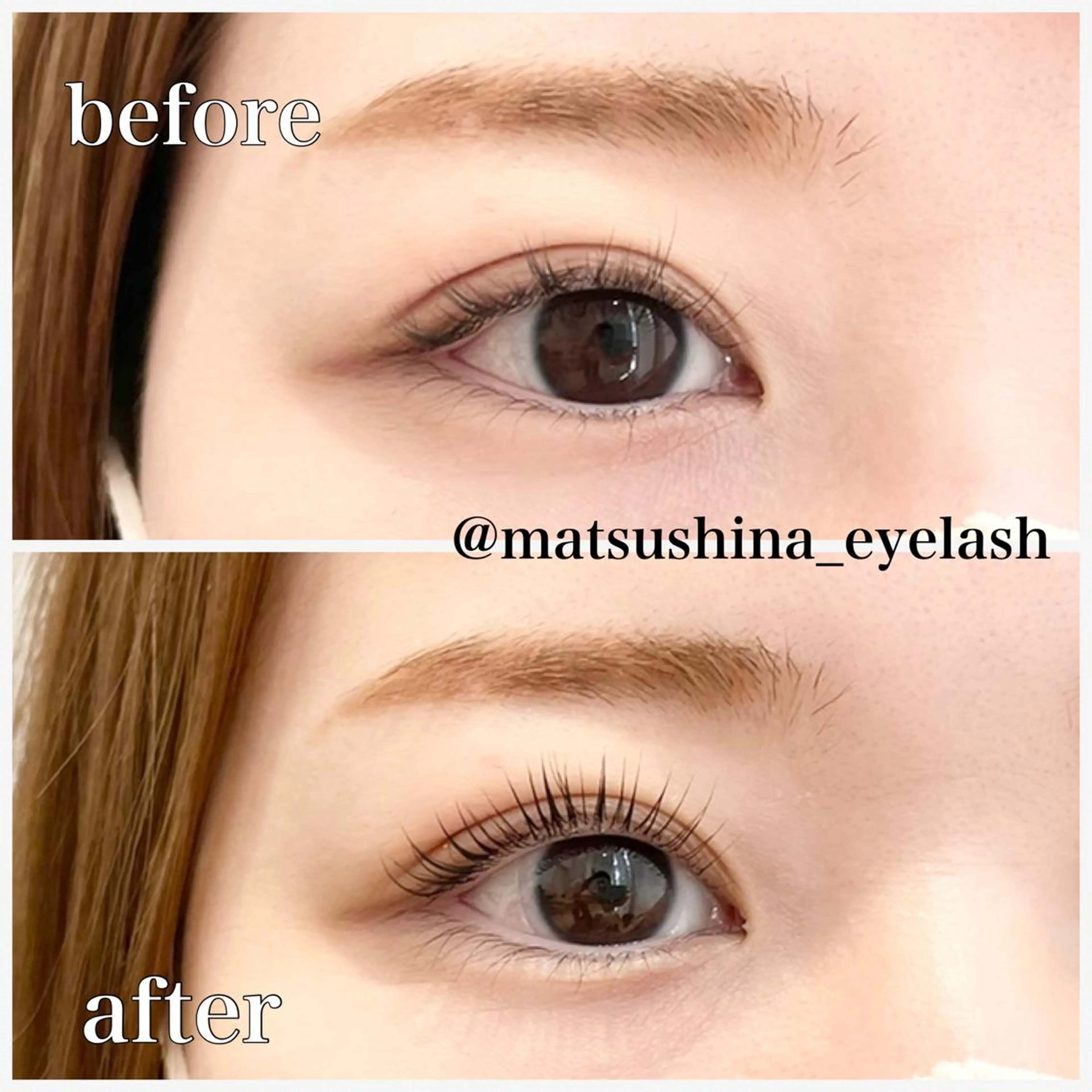 マツエク・マツパ GO　TODAY SHAiRE SALON 名古屋パルコ店所属・matsuhashi shinaのマツエク・マツパデザイン