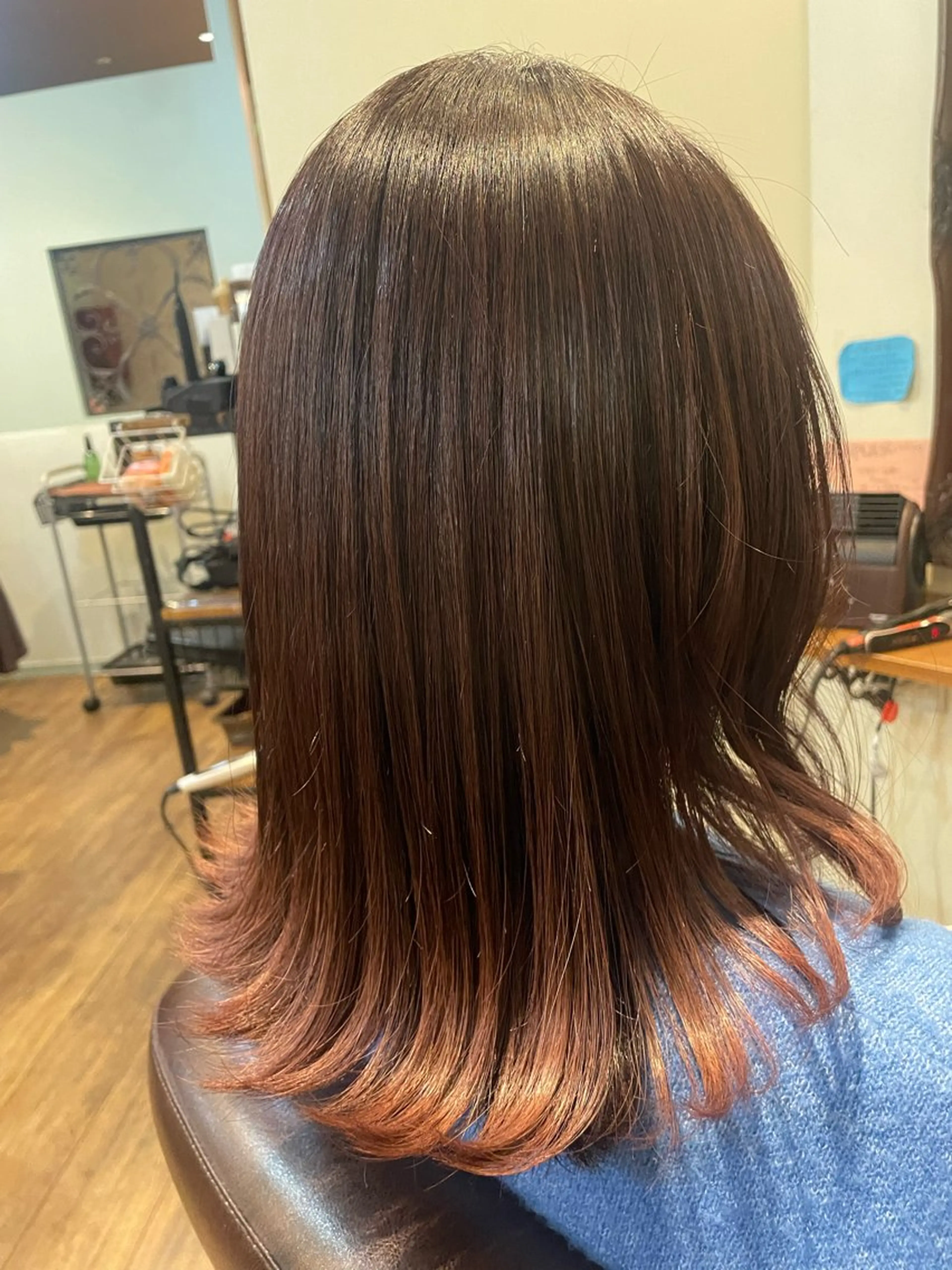 ミディアム ヘアカラー ユニカバイミリー MISAKI🫧のヘアスタイル