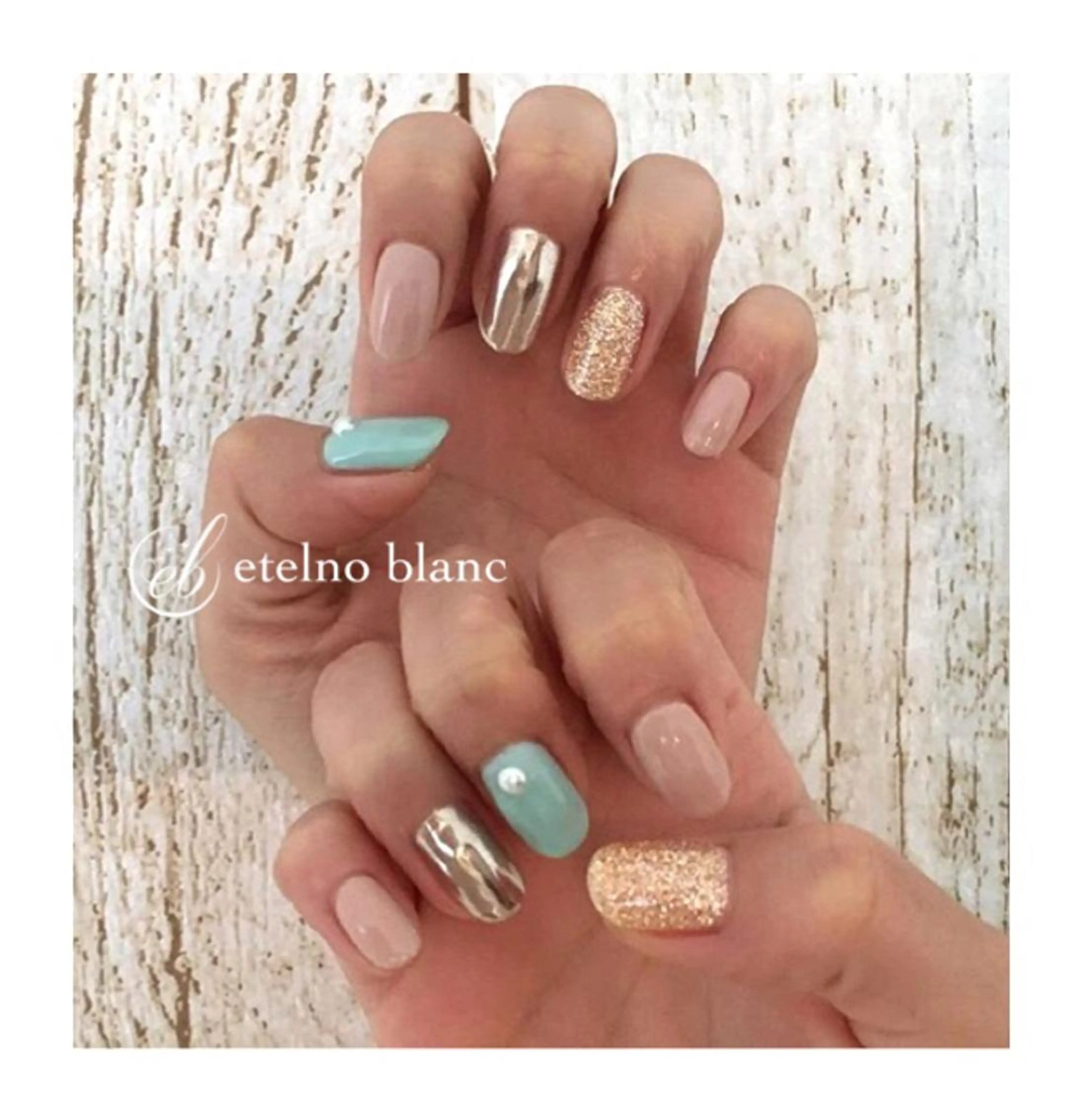 ネイル etelno blanc中目黒のネイルデザイン
