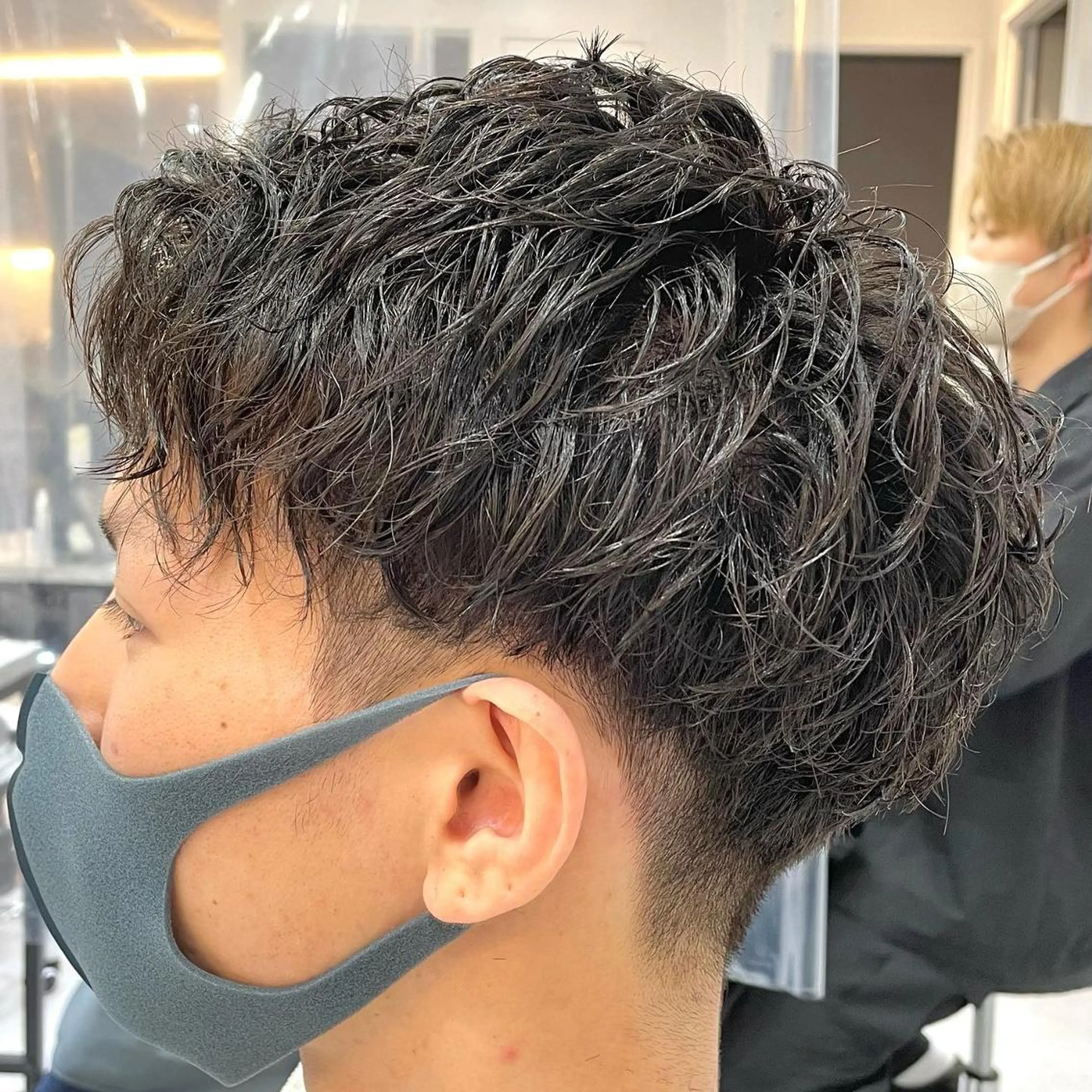 ショート 髪質改善× ハイライト溝江のヘアスタイル