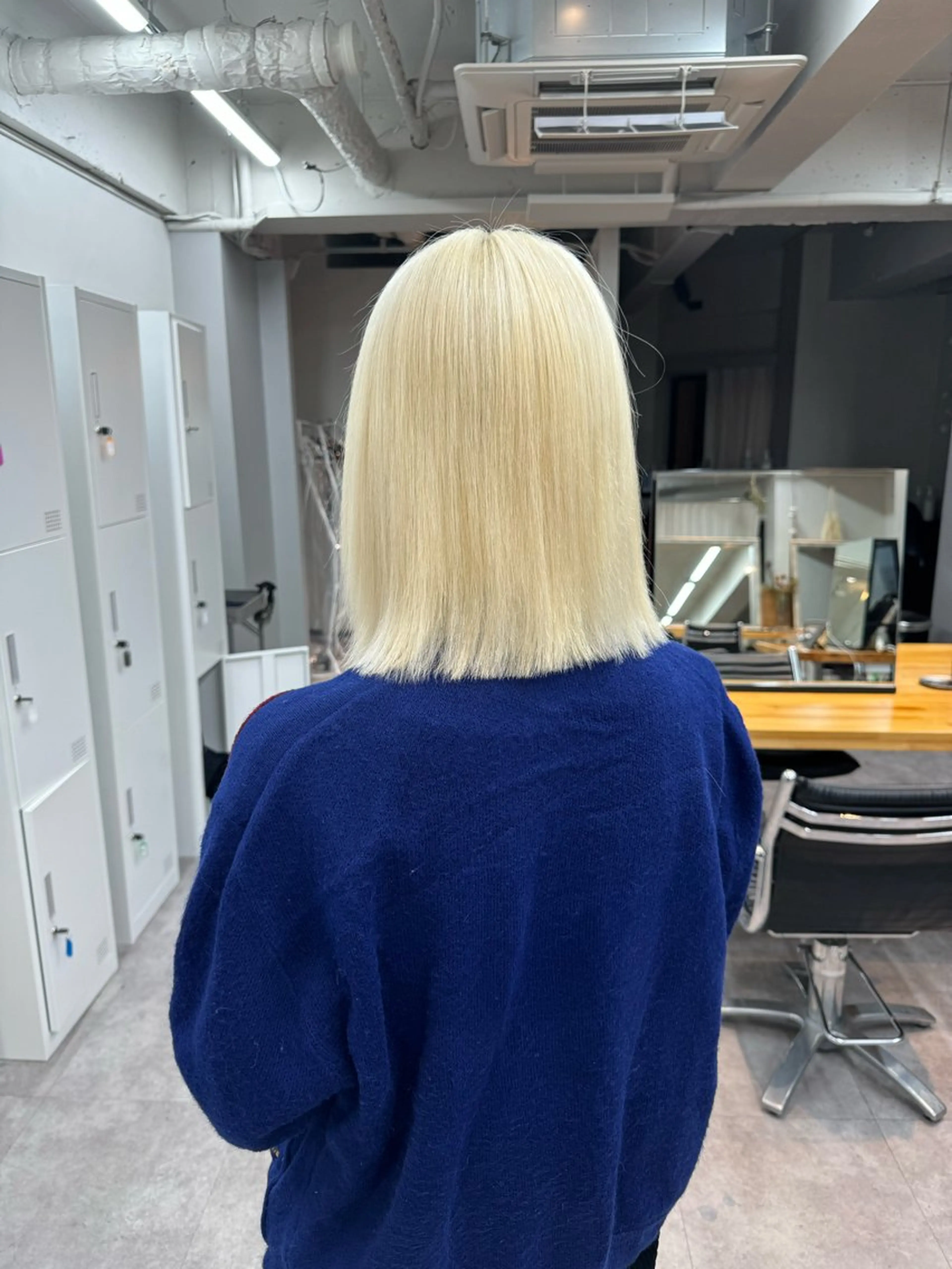 ミディアム カラー ブリーチカラー💖 rukaのヘアスタイル