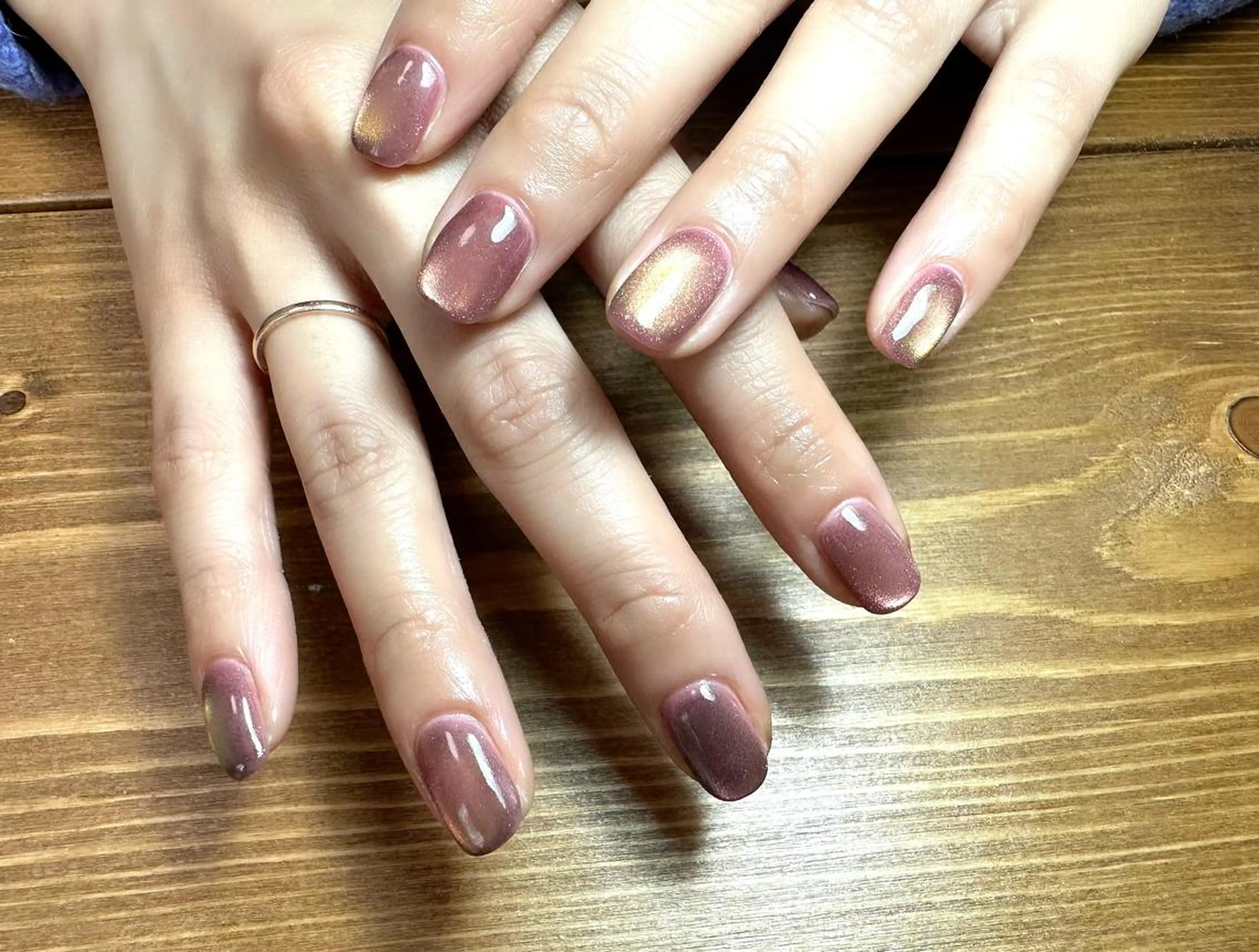 ネイル ジェルネイル マグネットネイル ニュアンスネイル nailsalon /はるのネイルデザイン