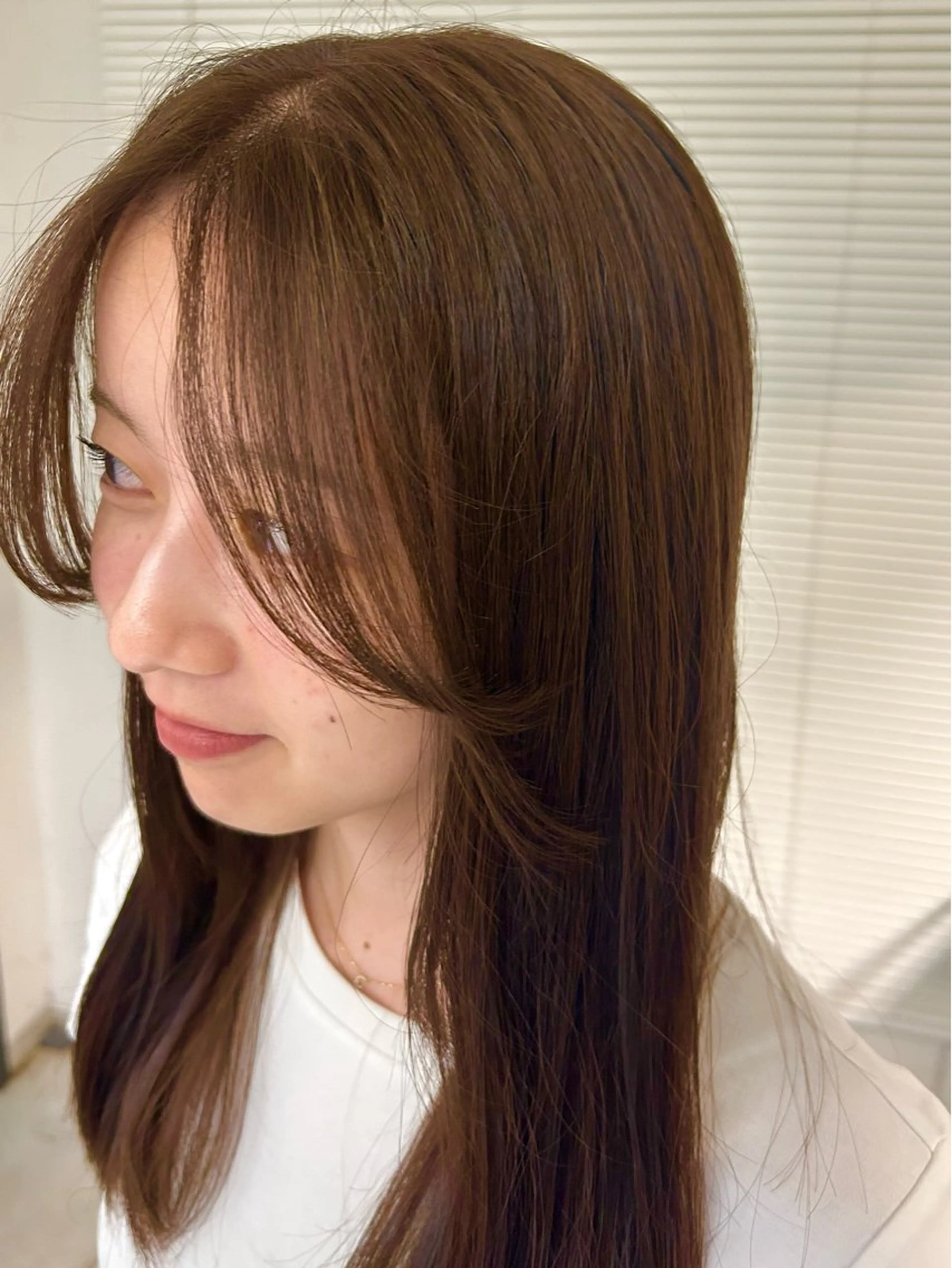 艶カラー（カラーモデル価格）　　　　　　　　　　　　　　　　　　　　　　　（透明感/赤みを消したい方）の写真