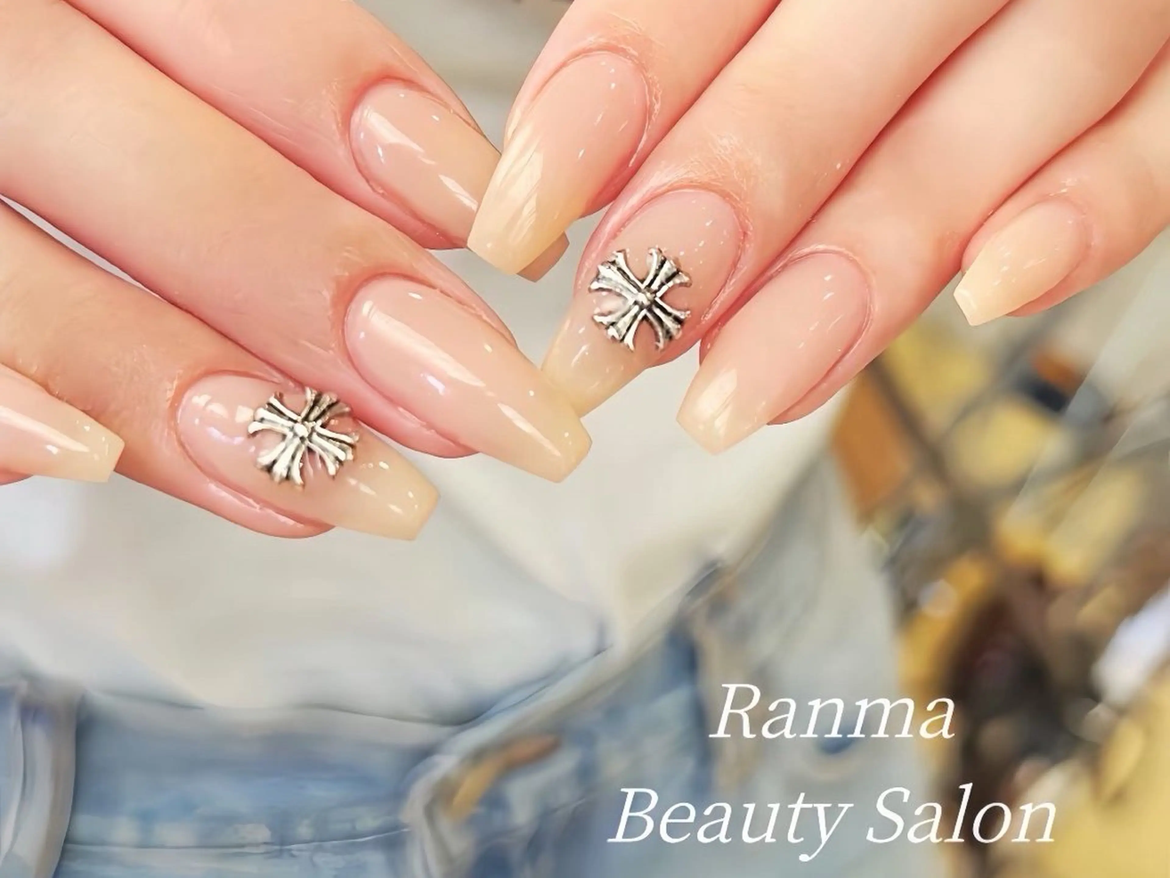 ミディアム Ranma Beautyのネイルデザイン