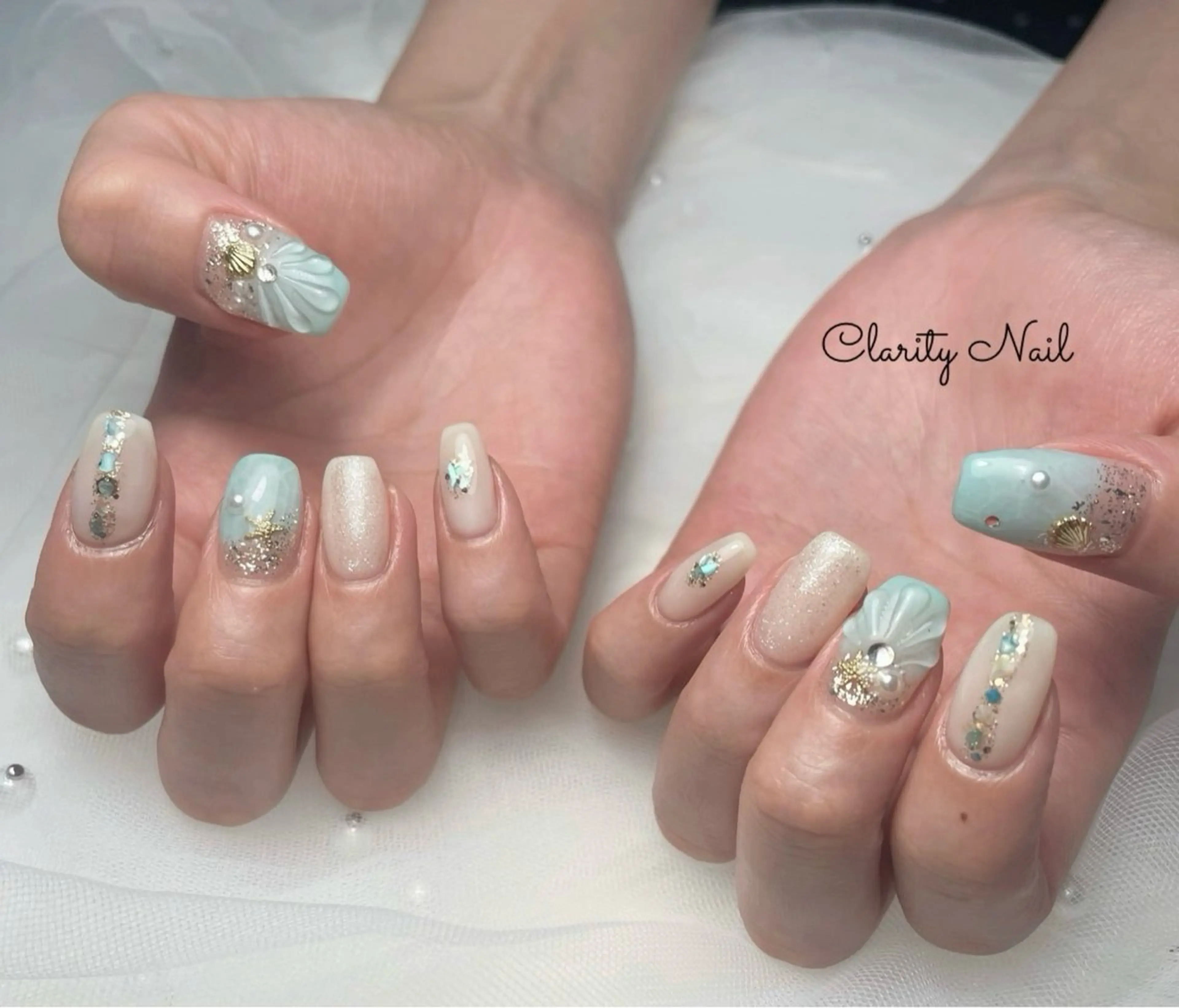 ネイル アートネイル 持ち込み ハンドネイル Clarity Nailのネイルデザイン