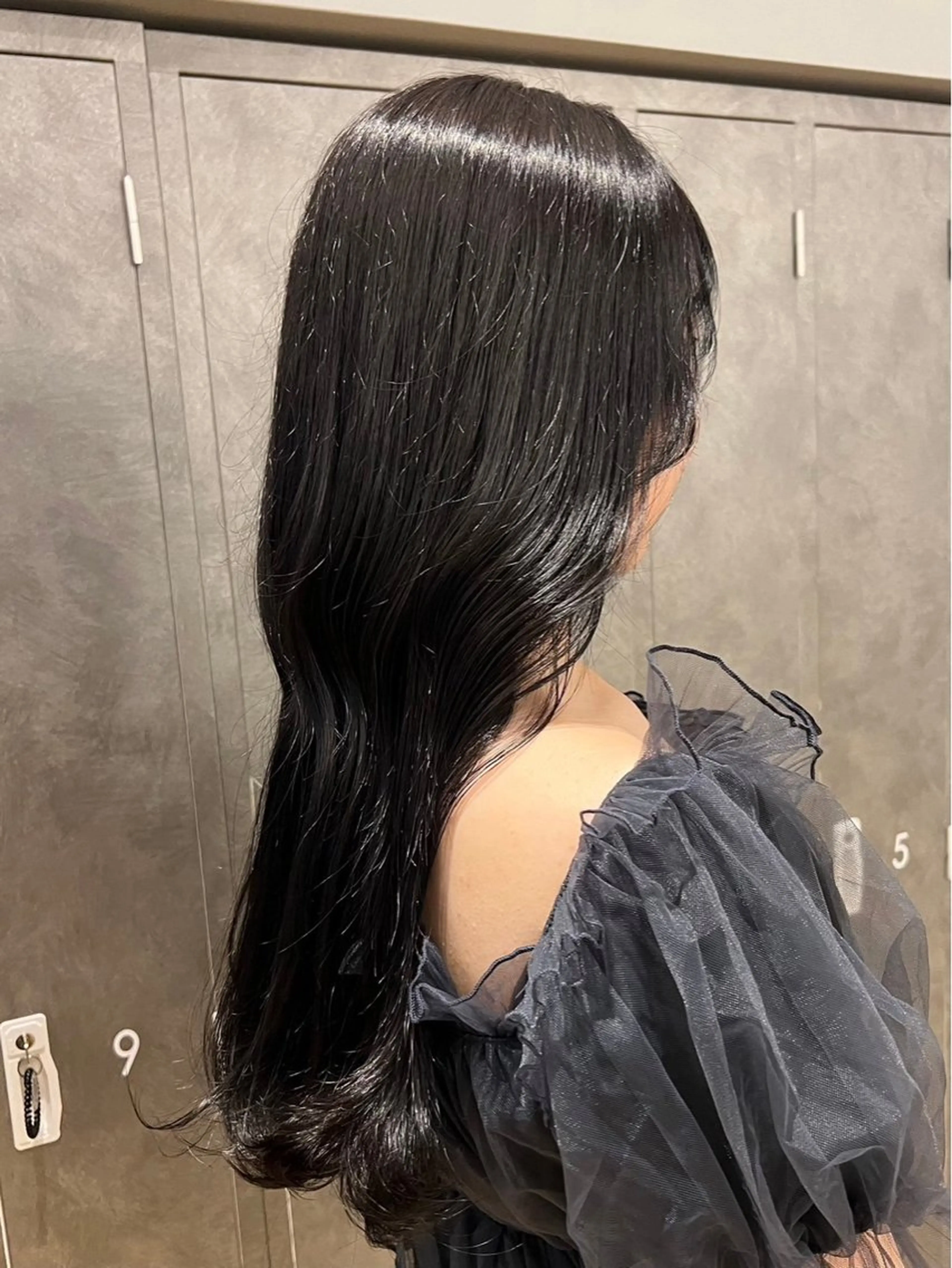カラー 田中 優菜のヘアスタイル