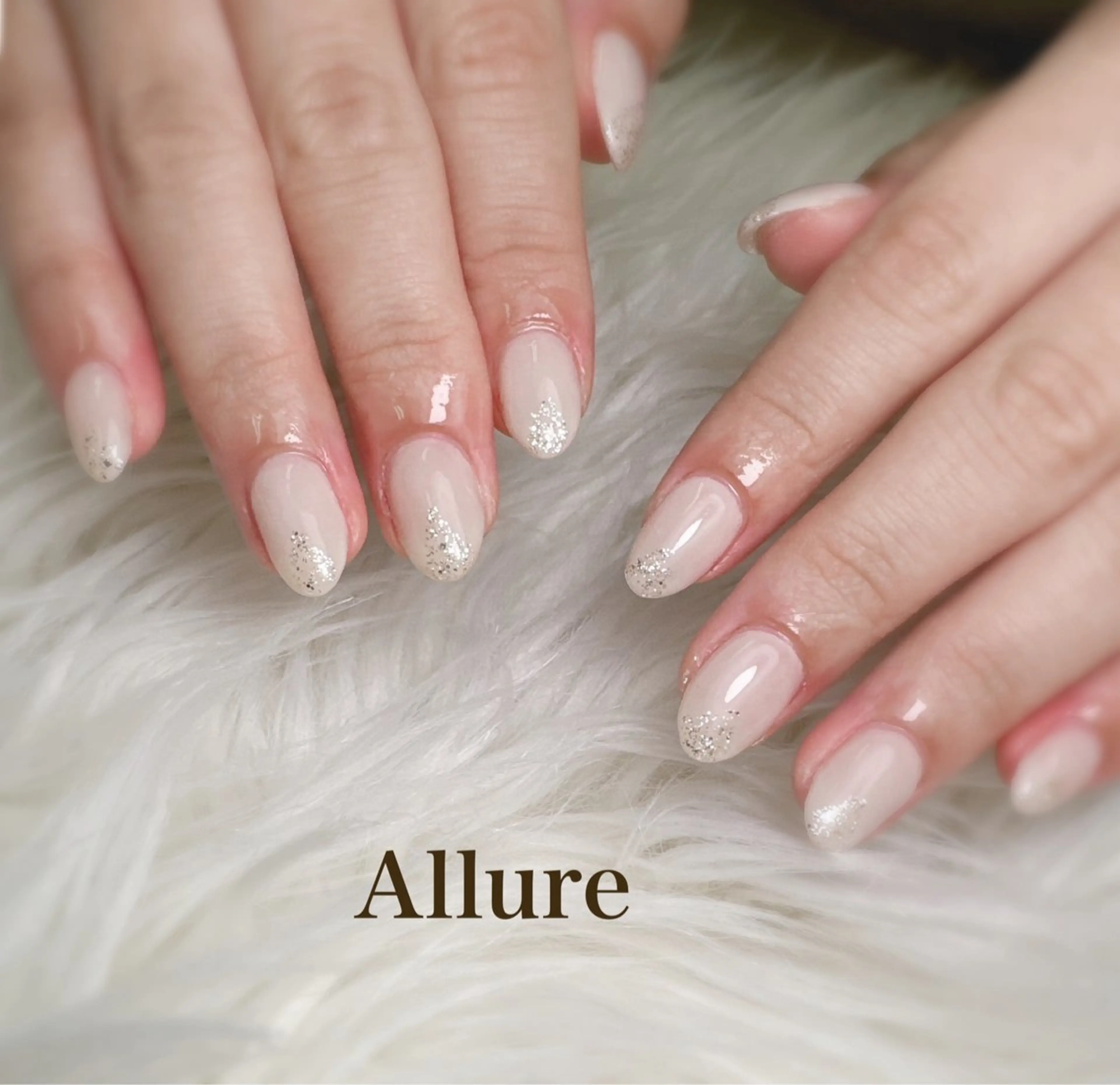 ネイル ラメ(グリッター) ワンカラーネイル Allure Yuuのネイルデザイン