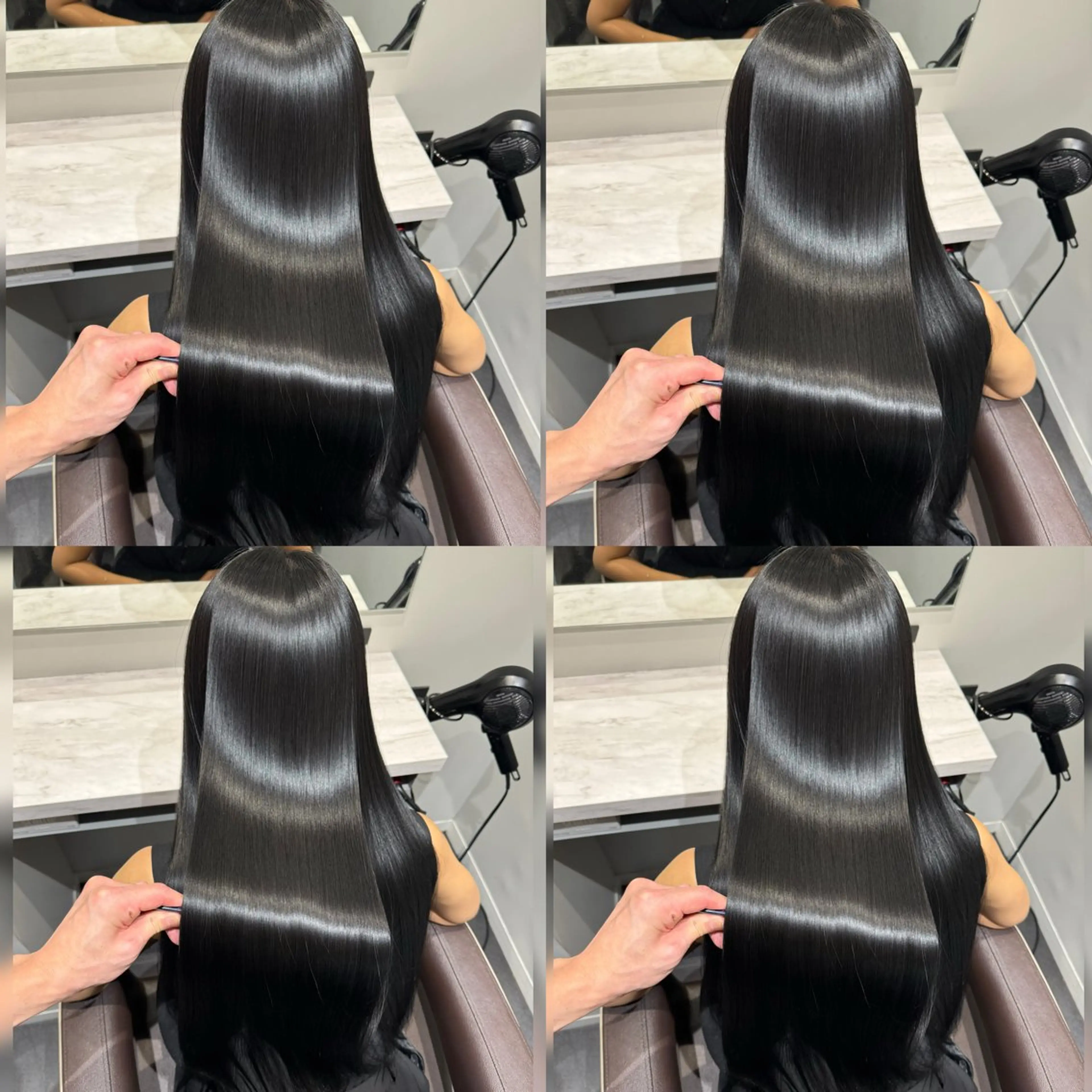 ロング カラー 髪質改善 韓国風ヘア 縮毛矯正 カット ヘアカラー トリートメント SALOWIN east店6F所属・TAKUMI 【美髪特化】のヘアスタイル