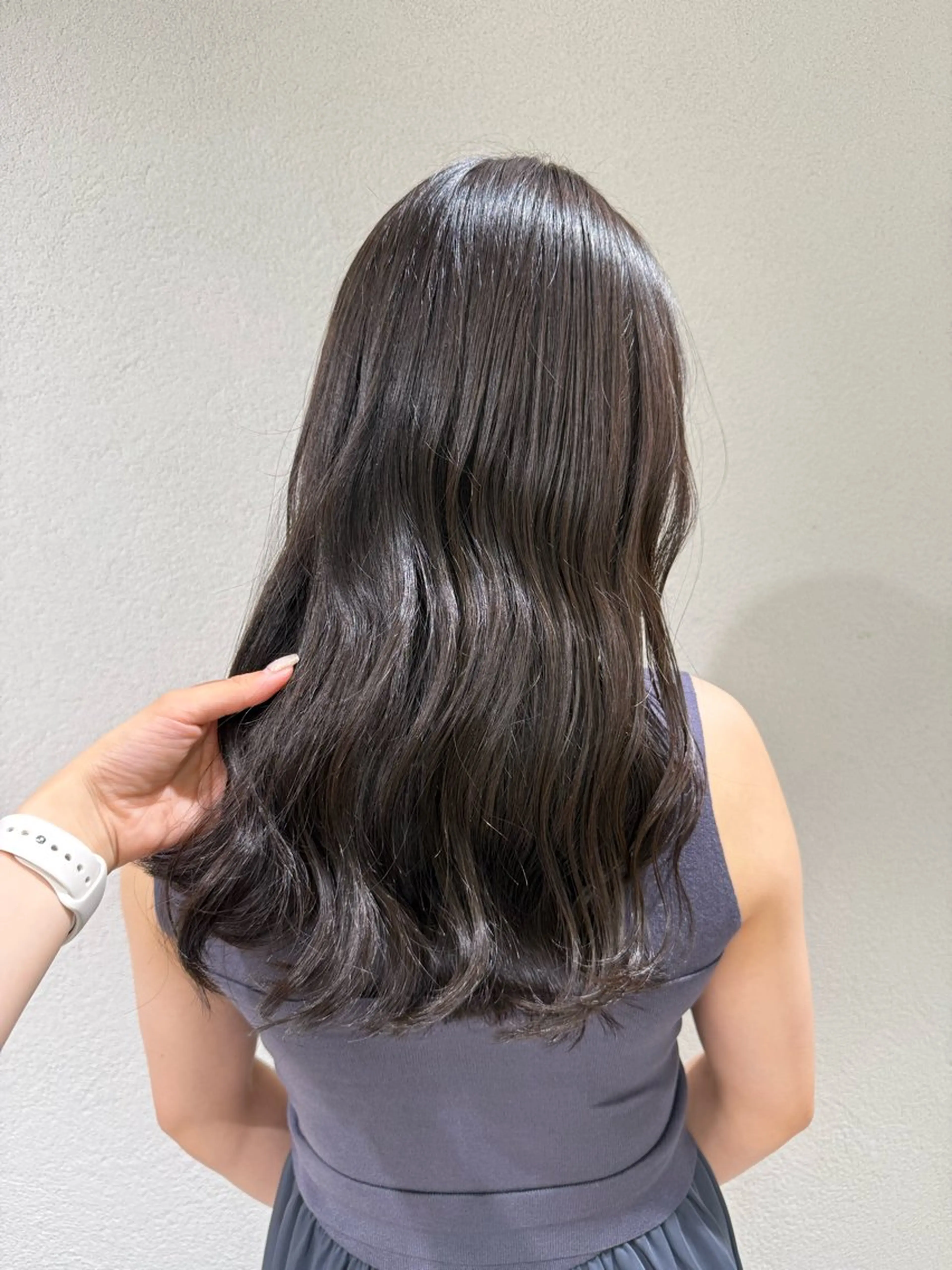ロング カラー カット ヘアカラー トリートメント 🌿透明感カラー🌿 sayu／恵比寿のヘアスタイル