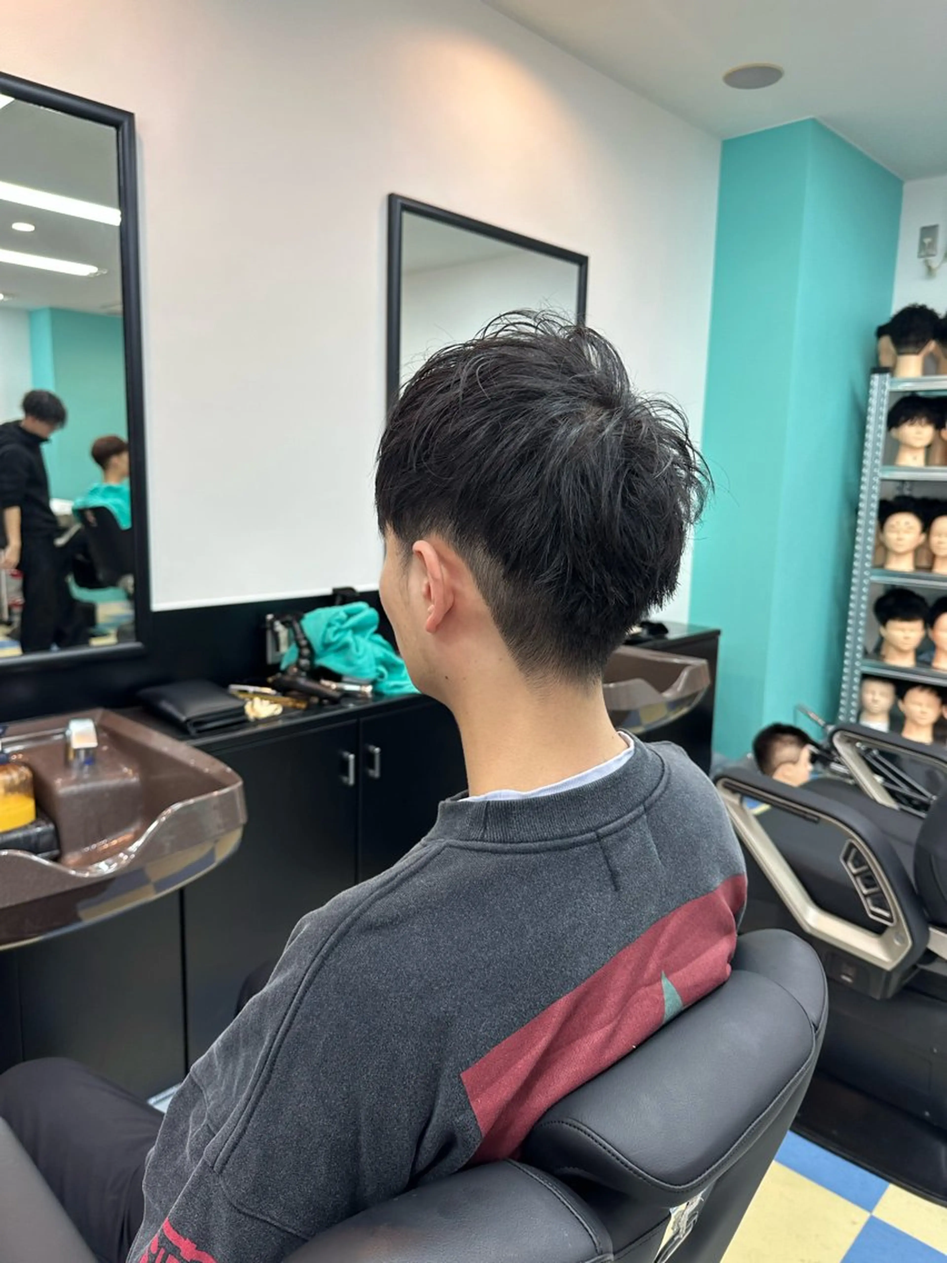 ミディアム メンズ Barber Tribe所属・メンズショート/ フェード/超駅近のヘアスタイル