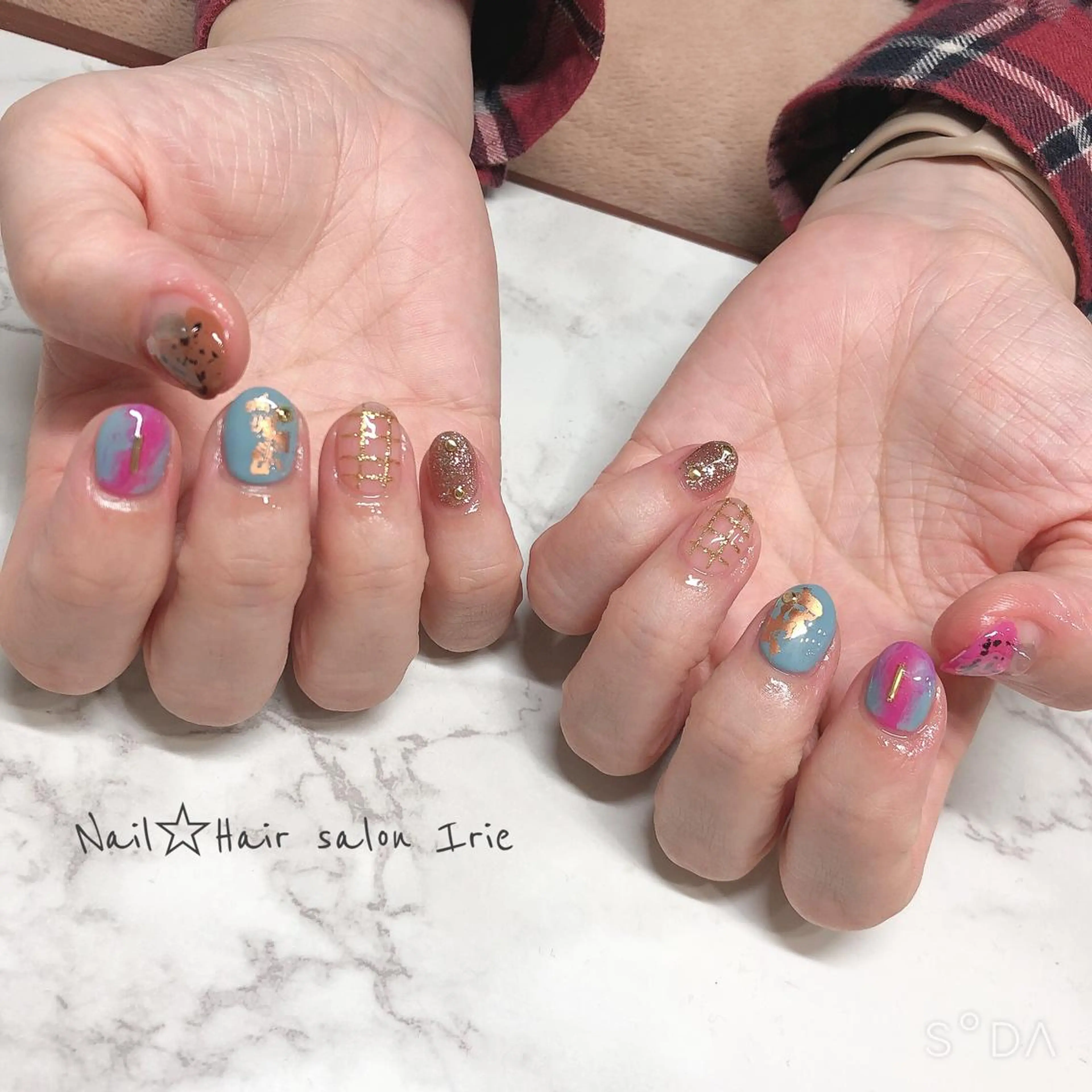 ネイル ハンドネイル Hair salon Irie所属・與儀 知佳のネイルデザイン