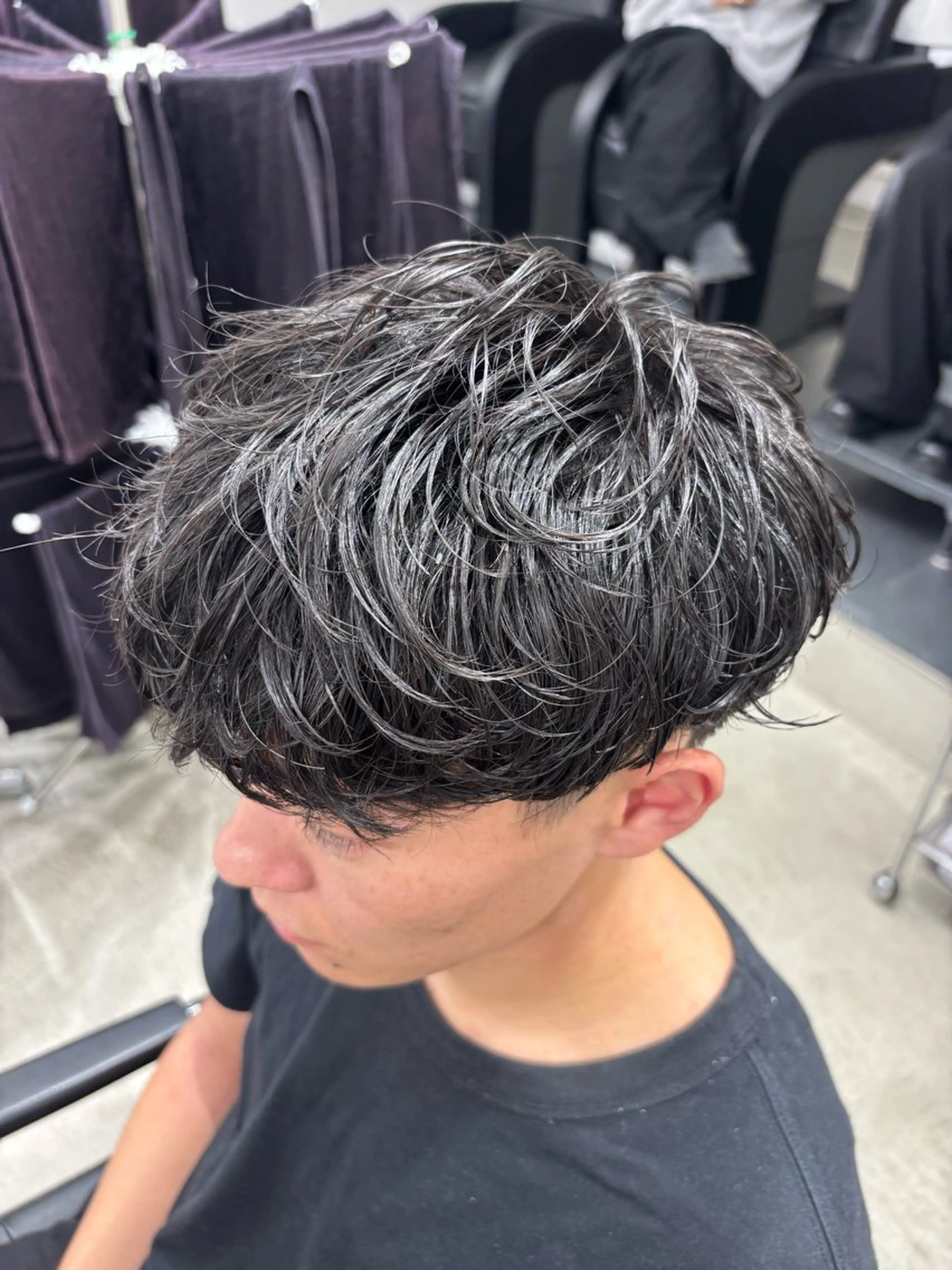 ショート パーマ メンズ カット パーマ 名古屋メンズパーマ /ツイスパ⚡️のヘアスタイル