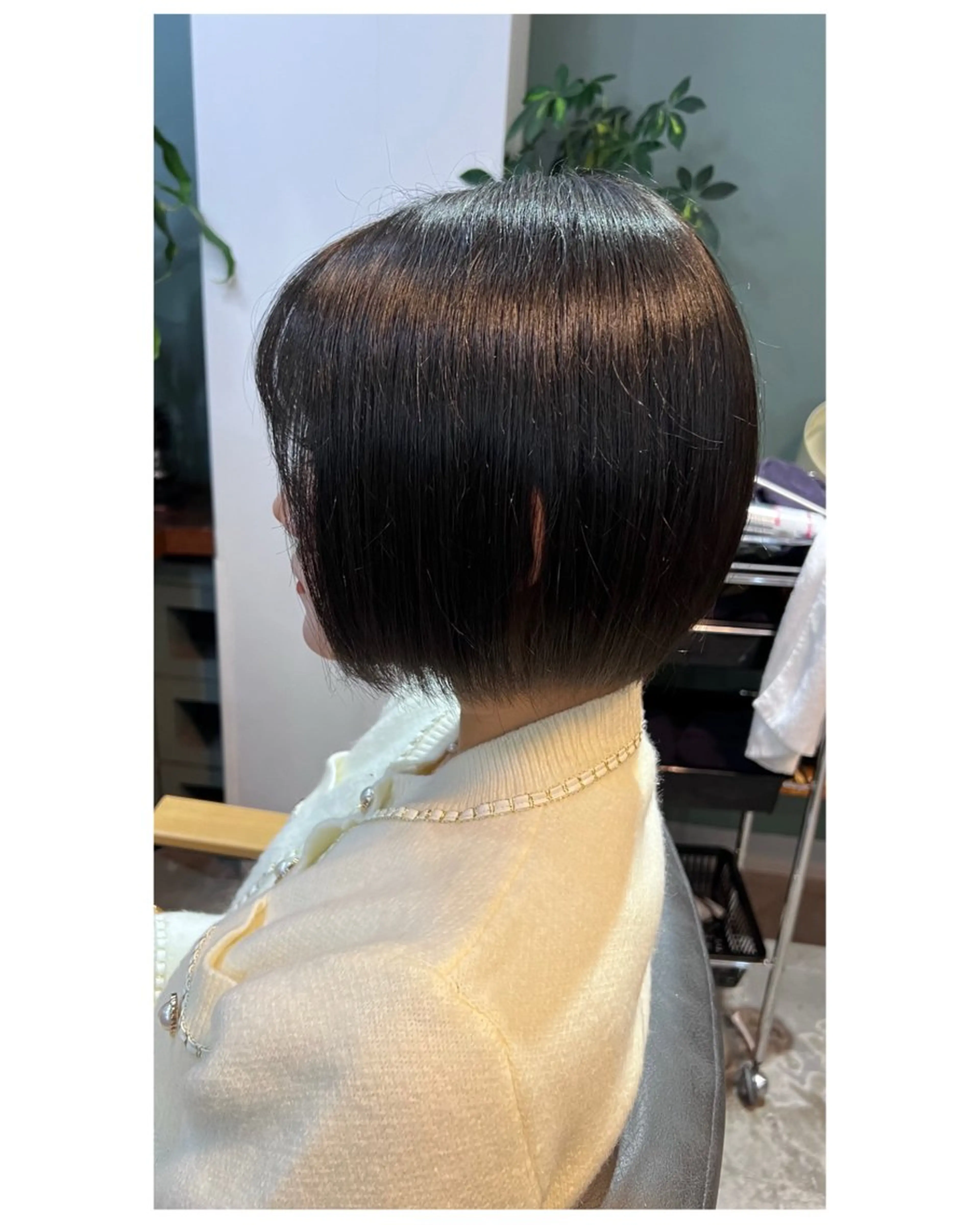 ショート ボブ 韓国風ヘア 艶×透明感カラー♡ カットモデル募集中のヘアスタイル
