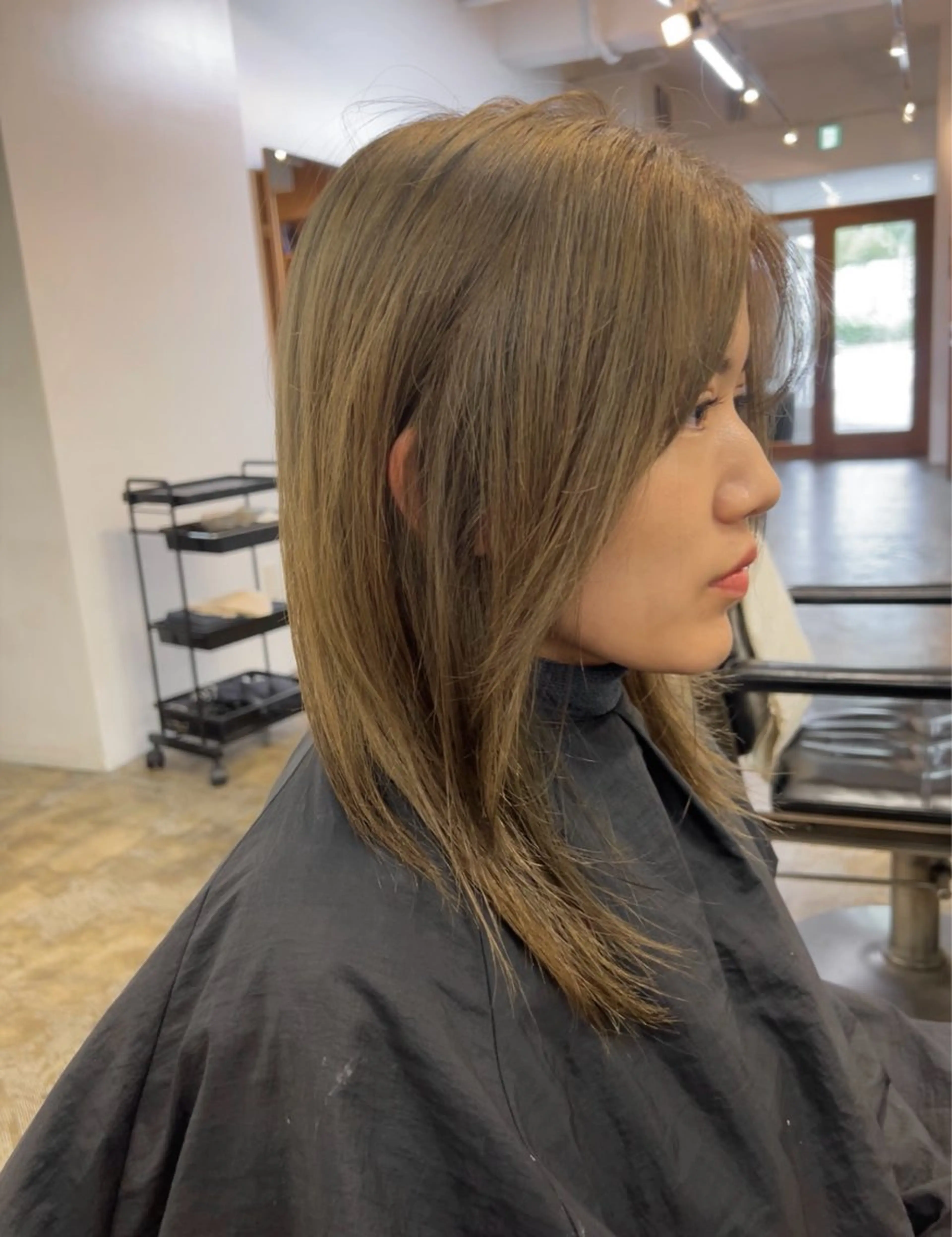 ミディアム カラー ヘアカラー 三谷 はるなのヘアスタイル