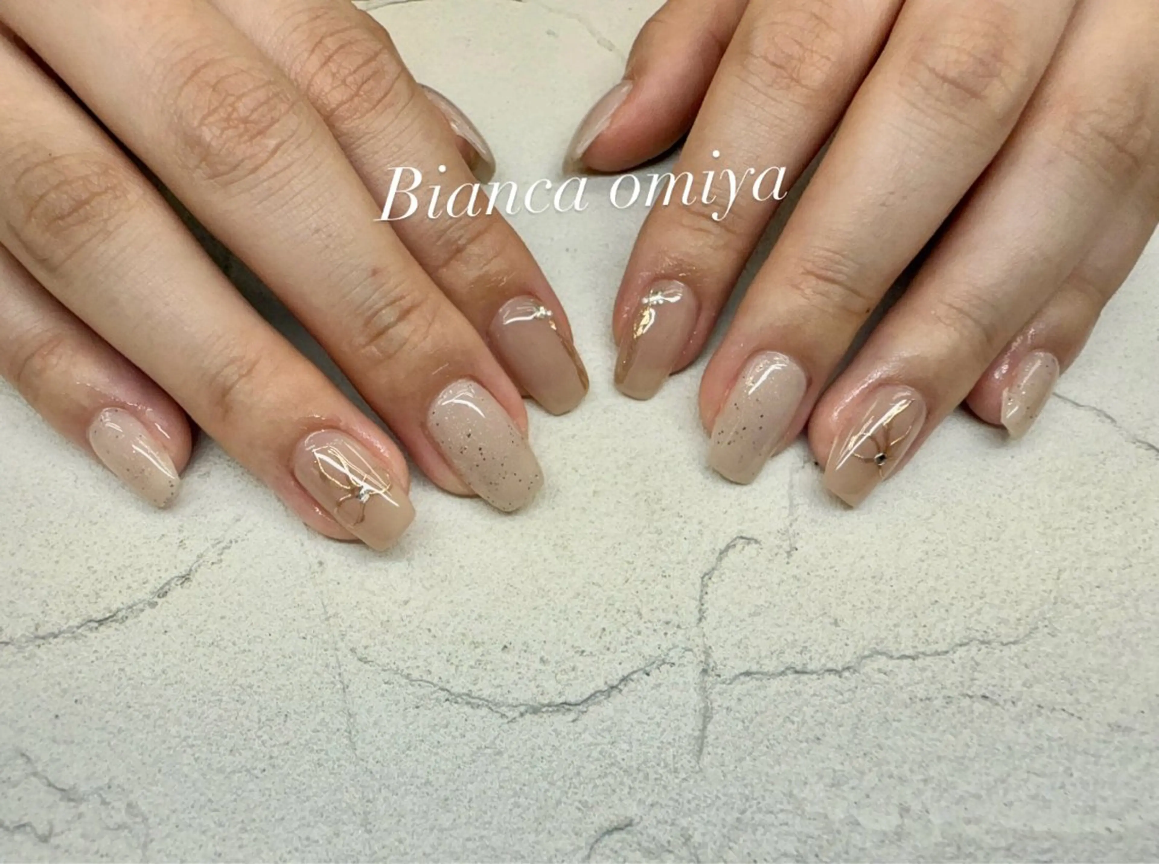 ネイル ハンドネイル Bianca大宮 入江のネイルデザイン