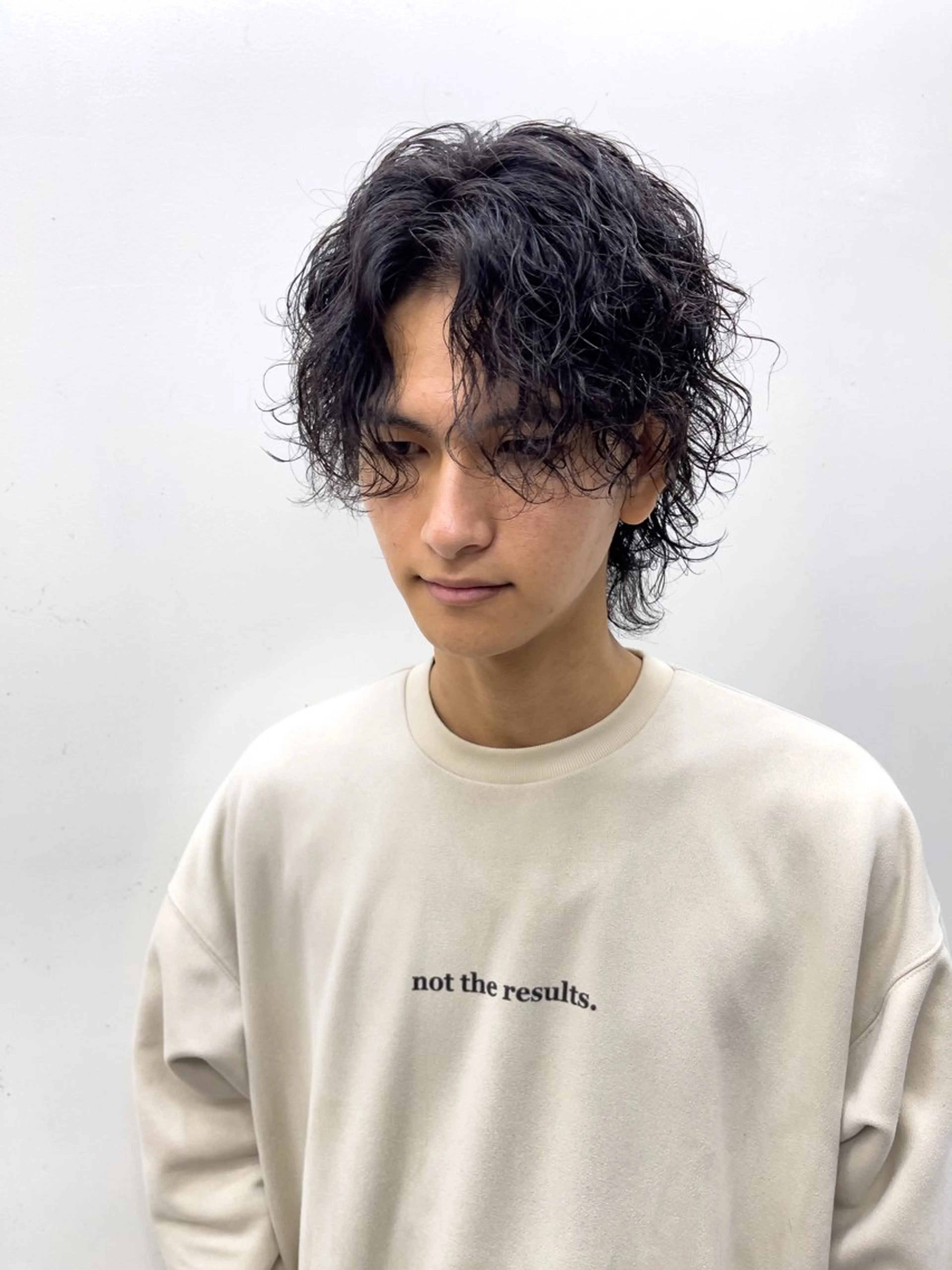 パーマ メンズ カット パーマ 森本裕/オーナー/ スパイラルパーマのヘアスタイル