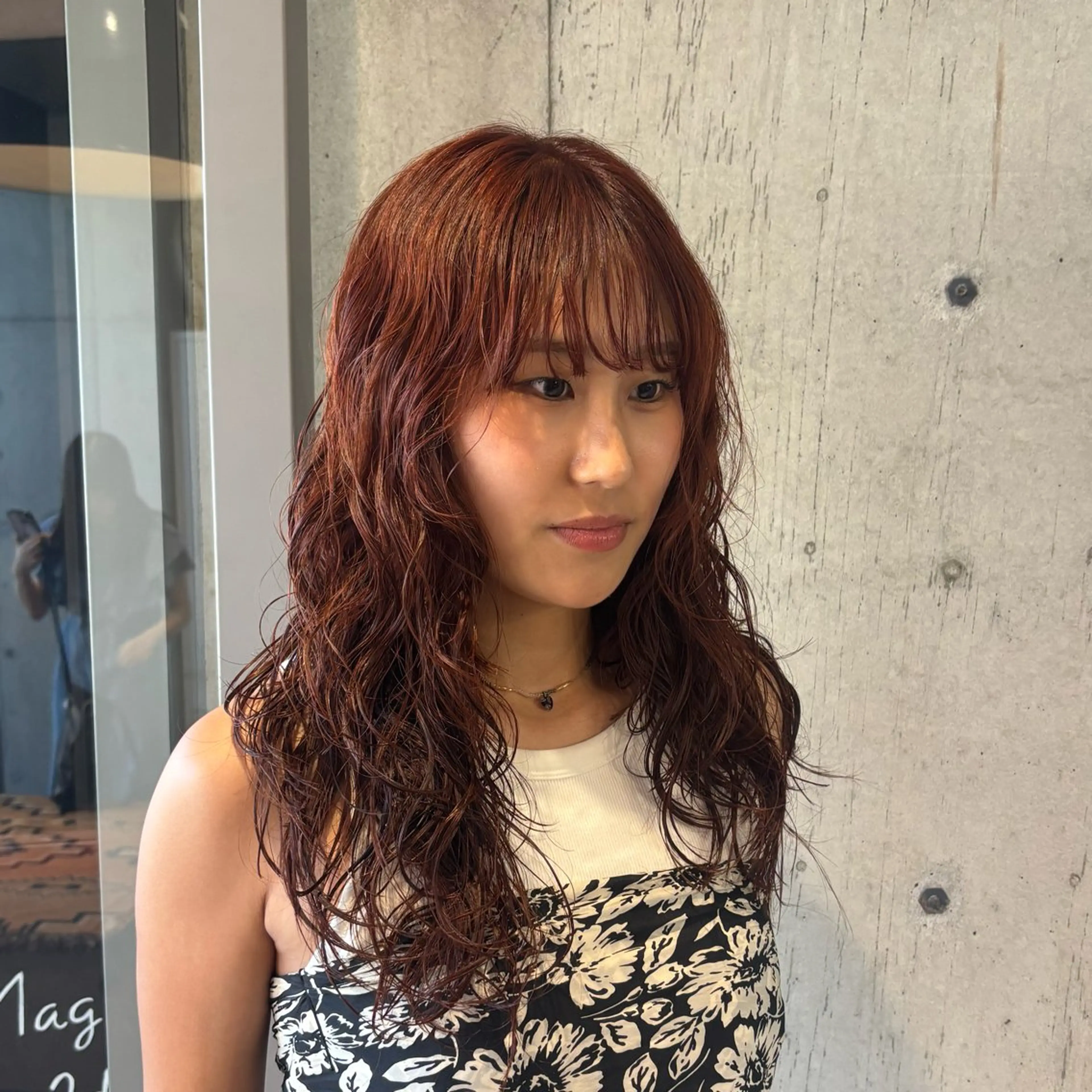 ロング カラー パーマ カット ヘアカラー 🍎ハイトーン/ 透明感カラー🍎リオのヘアスタイル