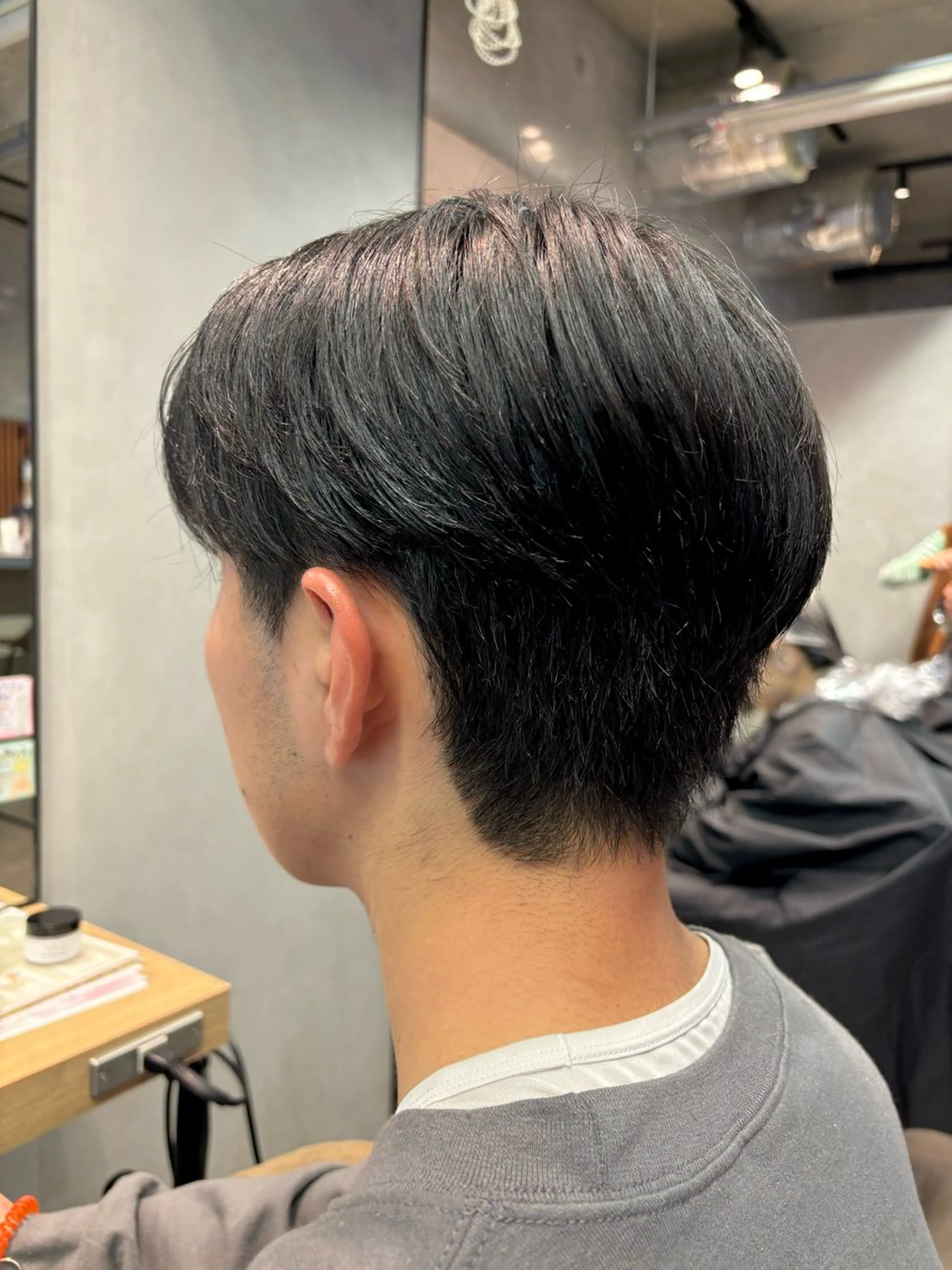 メンズ マッシュ カット ヘッドスパ 🎀縮毛矯正.暗髪 .艶髪🩶ちひろのヘアスタイル