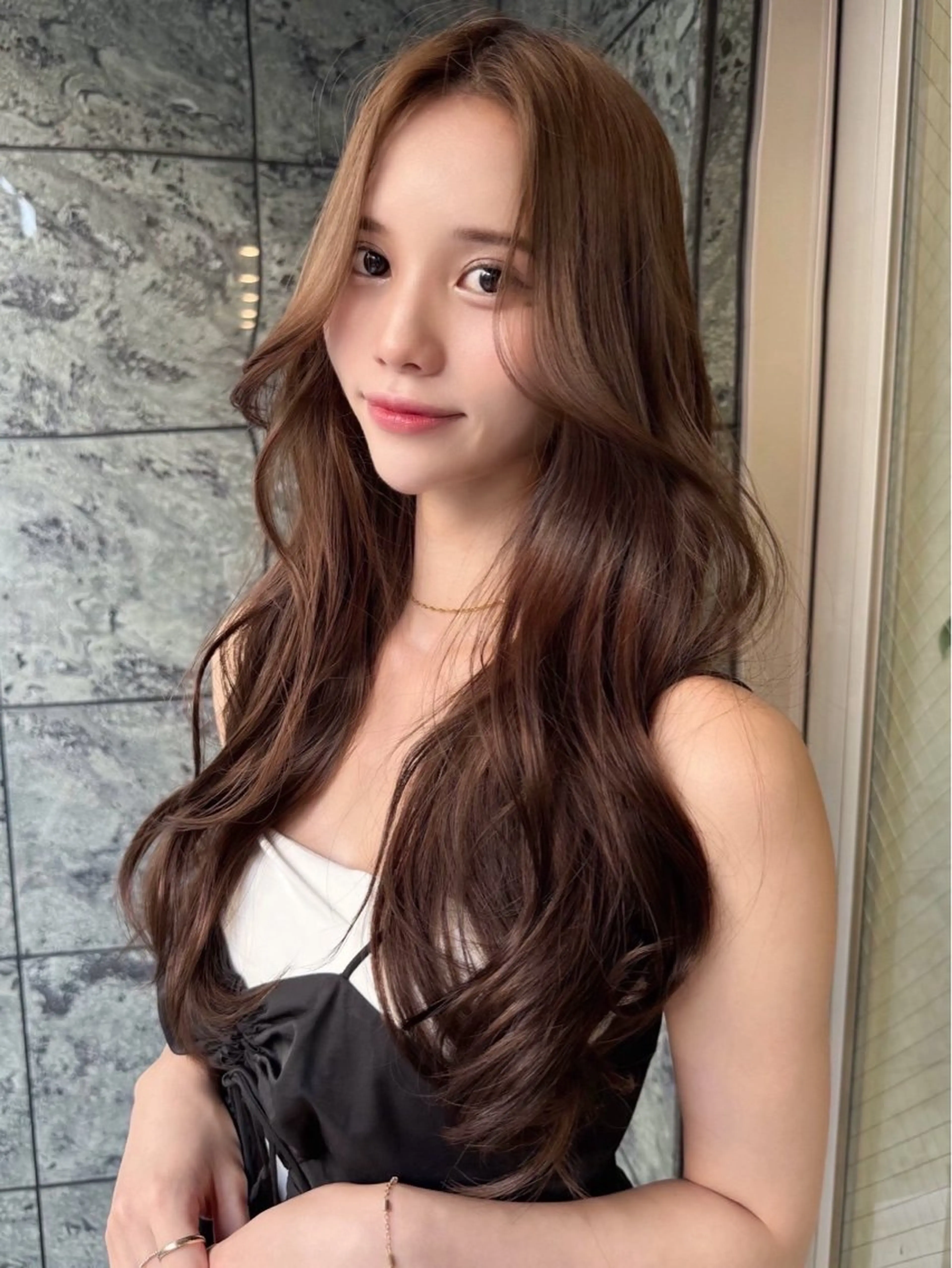 ロング カラー カット ヘアカラー ✨レイヤーカット/透 名感カラー特化✨のヘアスタイル
